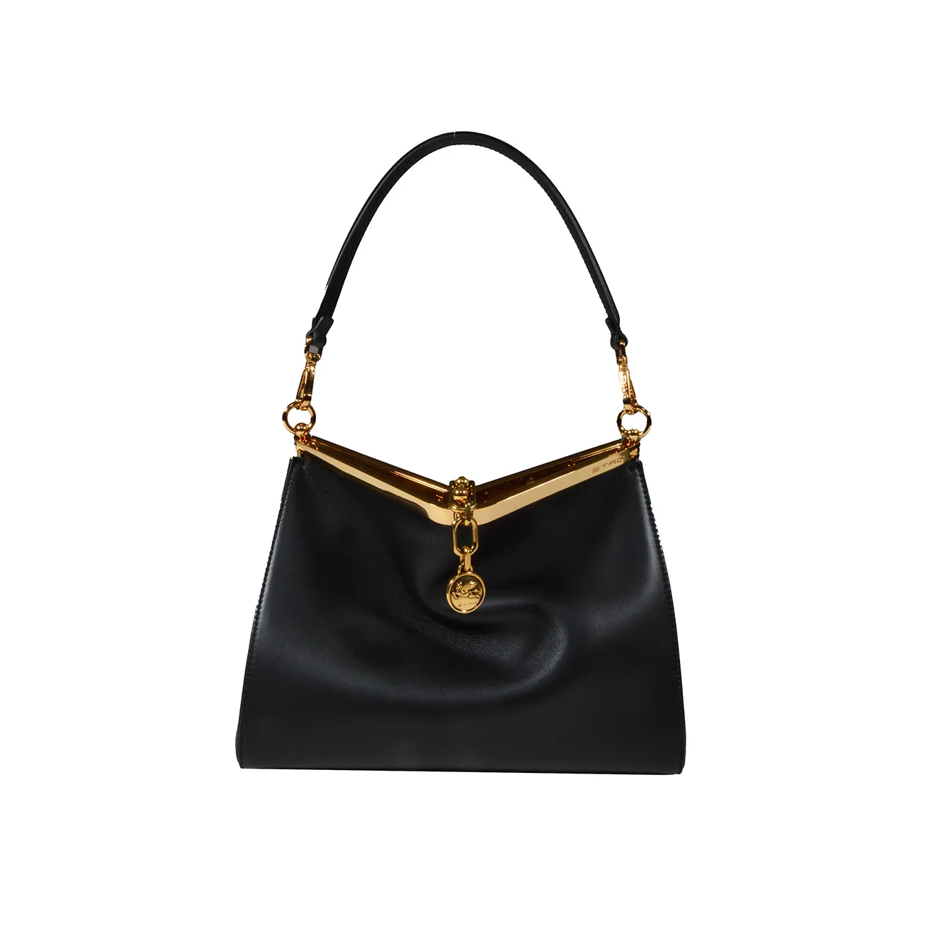 Borsa a spalla Vela media nera in pelle Etro