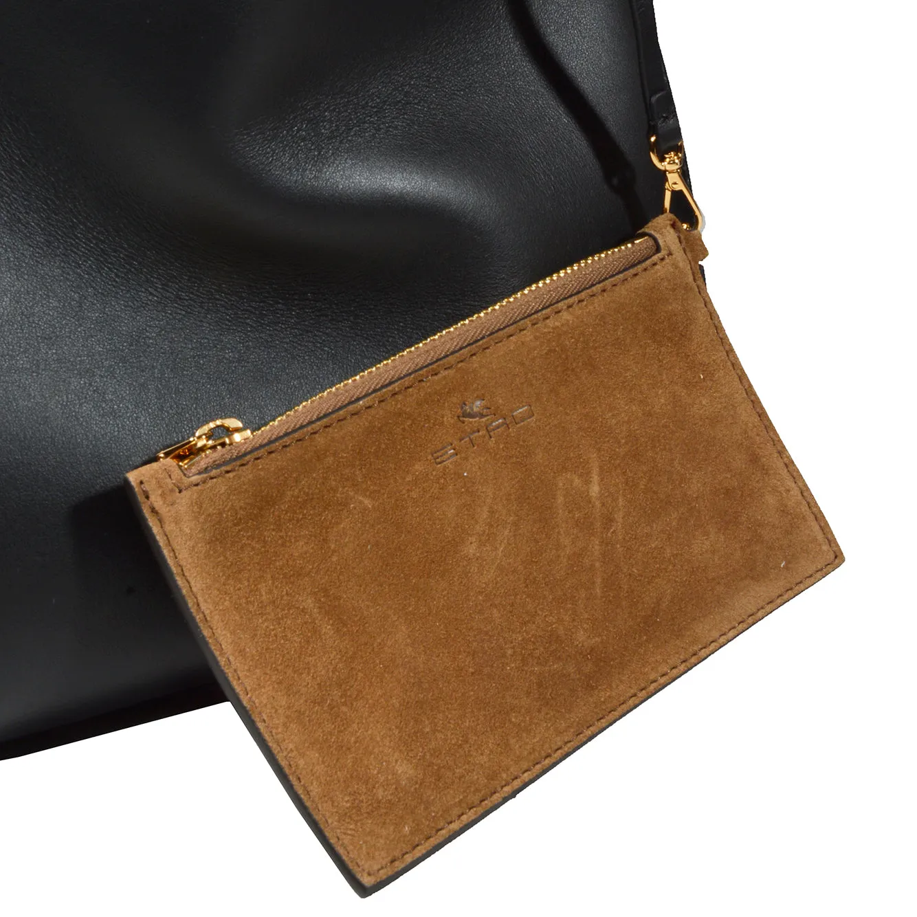 Borsa a spalla Vela media nera in pelle Etro
