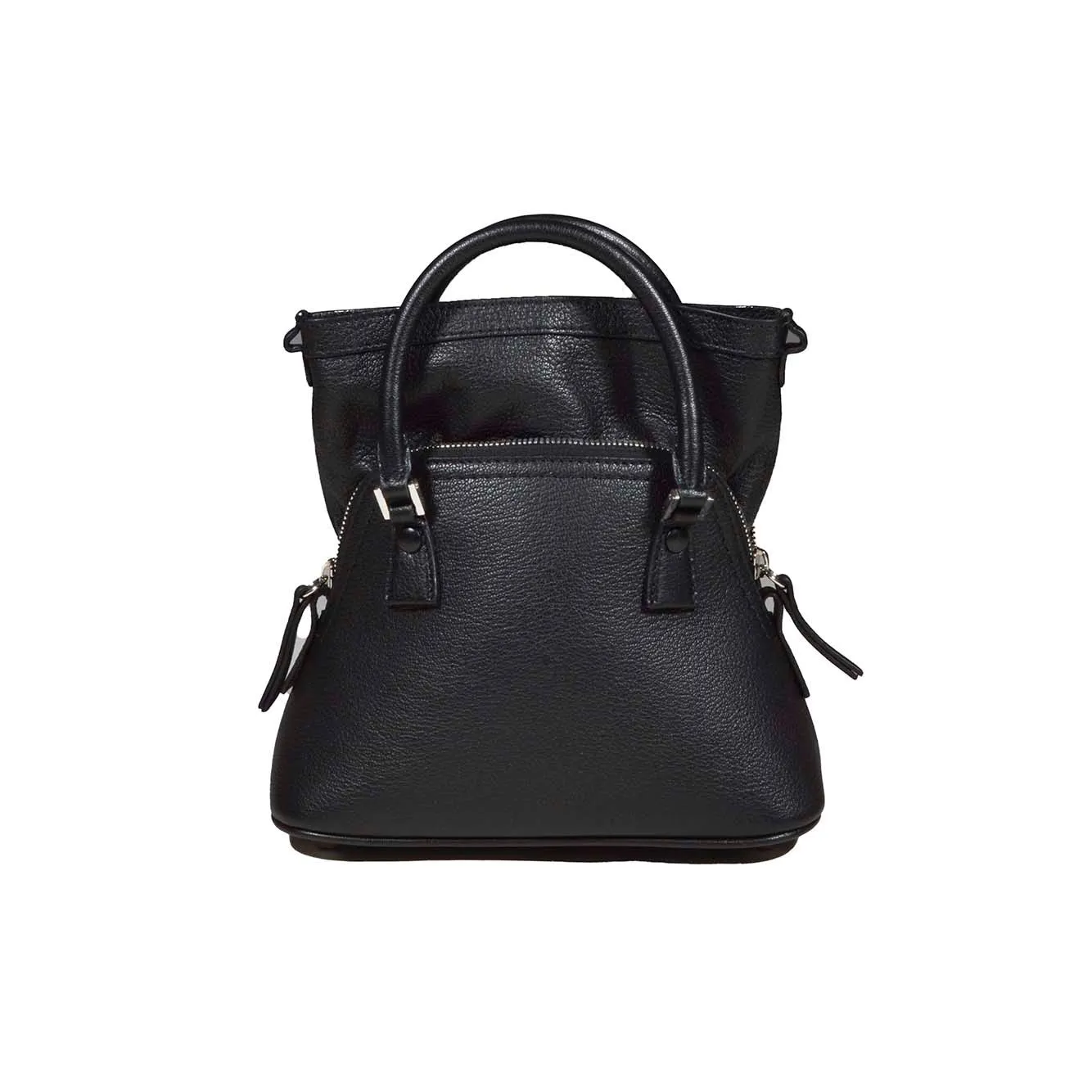 Borsa a tracolla 5AC micro in pelle nera Maison Margiela