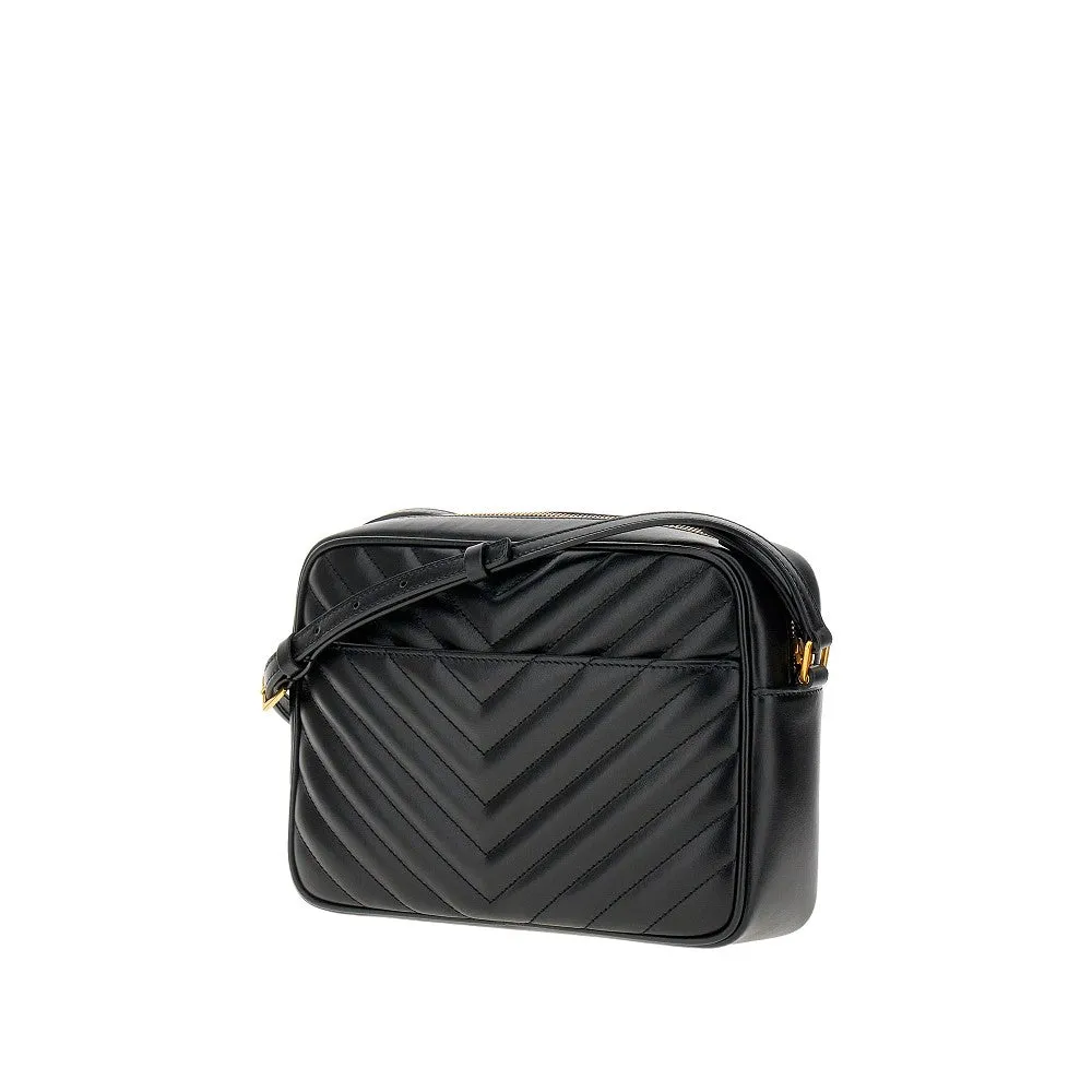 Borsa a tracolla 'Lou' in pelle trapuntata