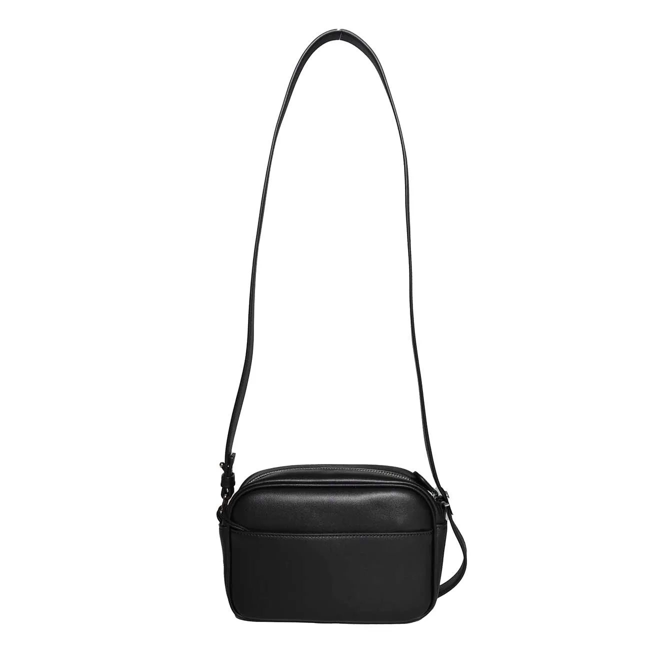 Borsa a tracolla Reedition in pelle nera Courregès