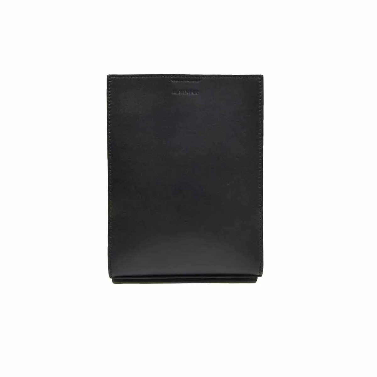 Borsa a tracolla Tangle piccola in vera pelle nera Jil Sander