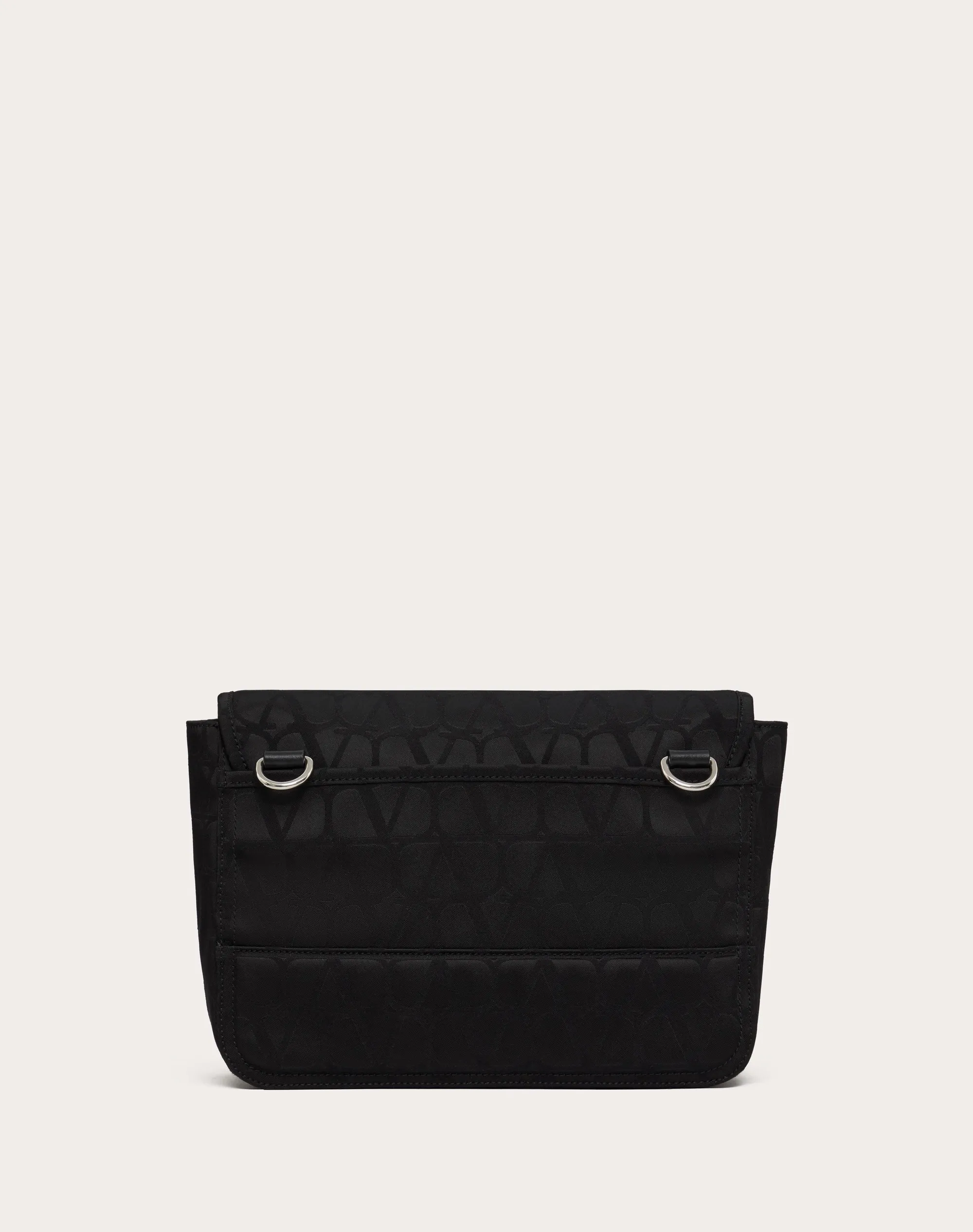 BORSA A TRACOLLA TOILE ICONOGRAPHE IN TESSUTO TECNICO CON DETTAGLI IN PELLE