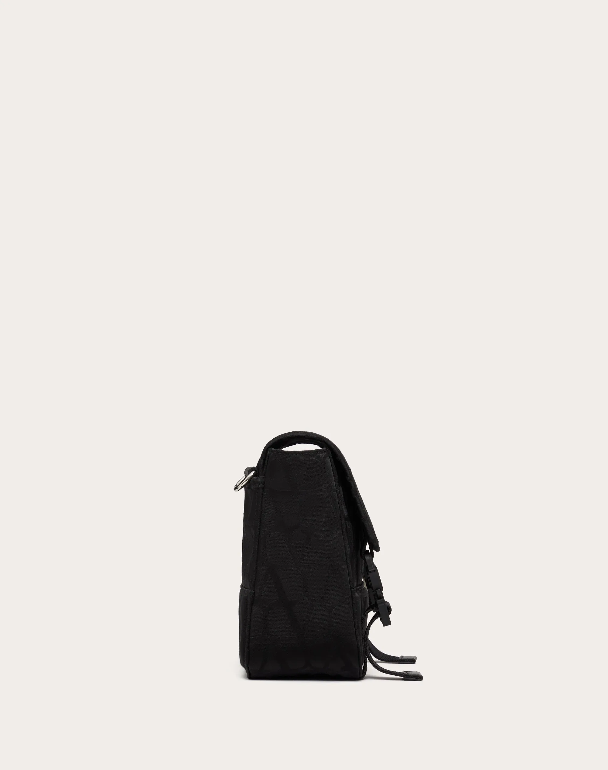 BORSA A TRACOLLA TOILE ICONOGRAPHE IN TESSUTO TECNICO CON DETTAGLI IN PELLE