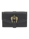 Borsa a tracolla Versace Jeans Couture JEANS COUTURE RANGE F SKETCH 15 WALLET GRAINY BUCKLE in saffiano nero