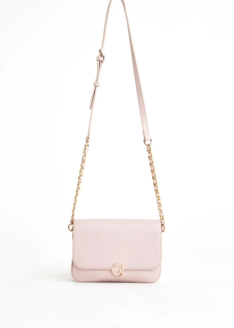 Borsa crossbody in simipelle
