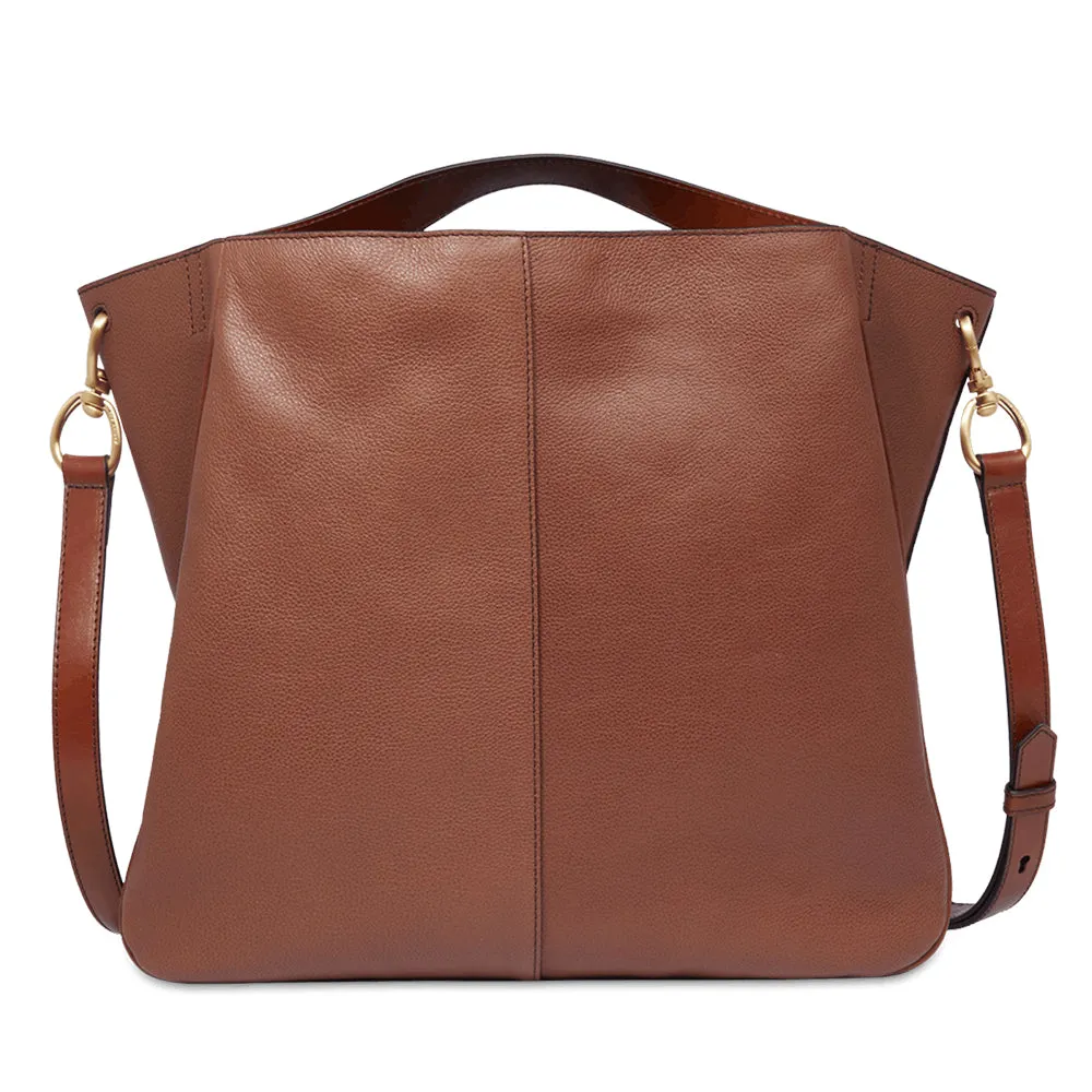 Borsa Donna a Mano con Tracolla THE BRIDGE linea Elisabetta in Pelle Marrone