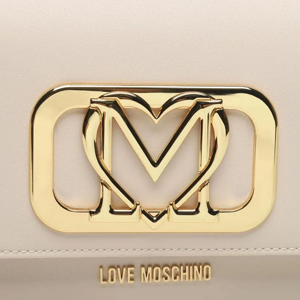 Borsa Donna Piccola a Mano LOVE MOSCHINO color Avorio JC4110