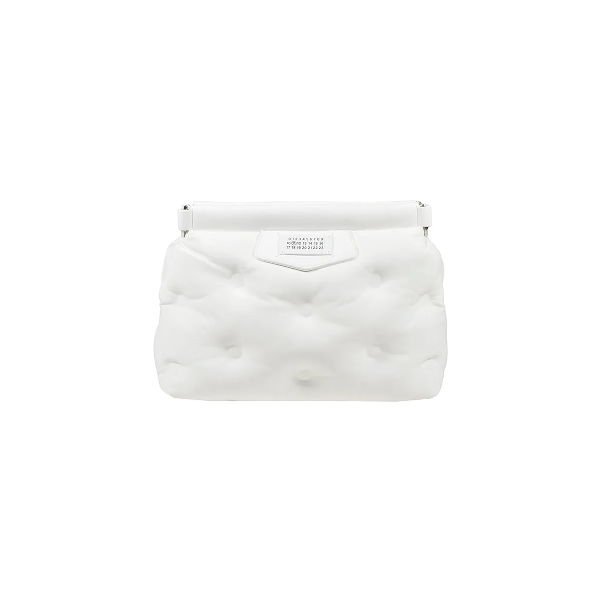 Borsa Glam Slam Classique padded piccola bianca Maison Margiela