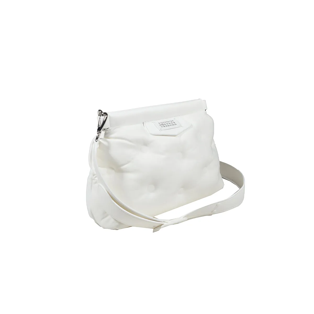 Borsa Glam Slam Classique padded piccola bianca Maison Margiela