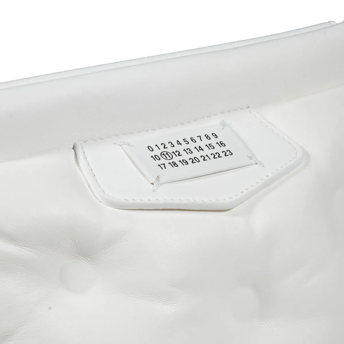 Borsa Glam Slam Classique padded piccola bianca Maison Margiela