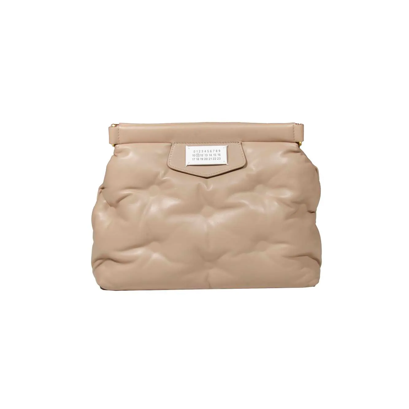 Borsa Glam Slam Classique padded piccola nude Maison Margiela