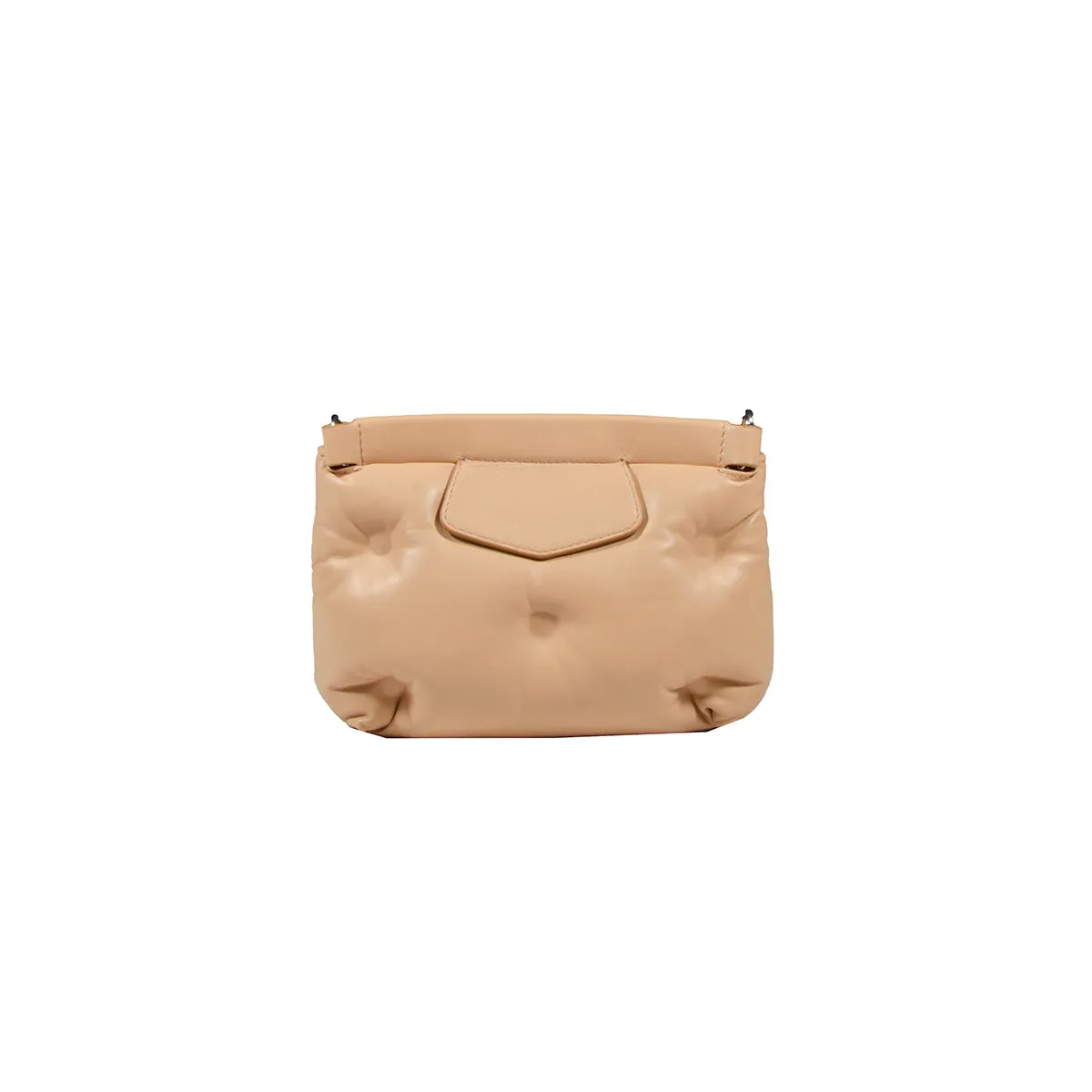 Borsa Glam Slam red carpet padded mini nude Maison Margiela