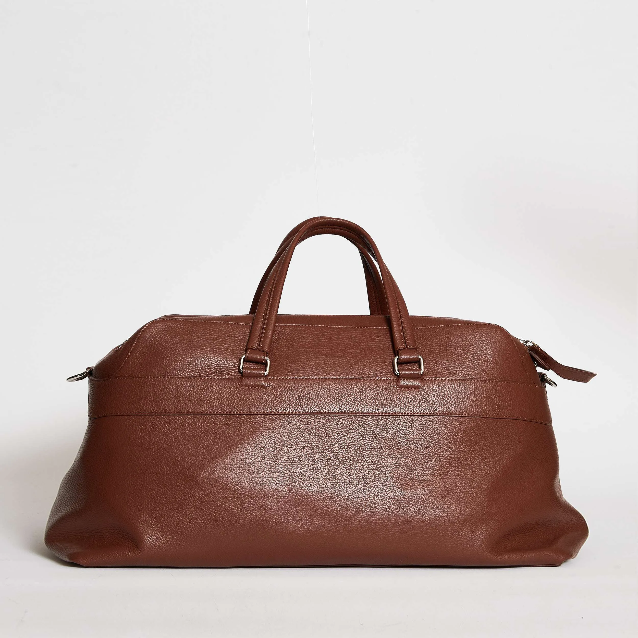 Borsa Micron In Pelle Con Tracolla Sigaro