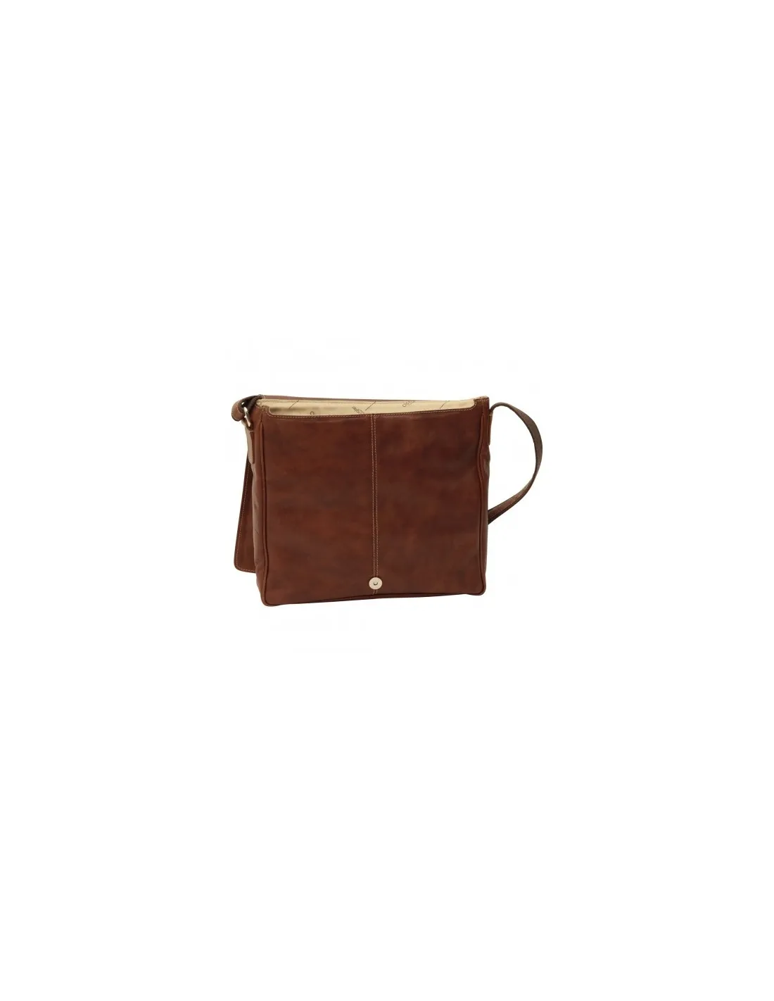 Borsa nera in pelle, made in Italy