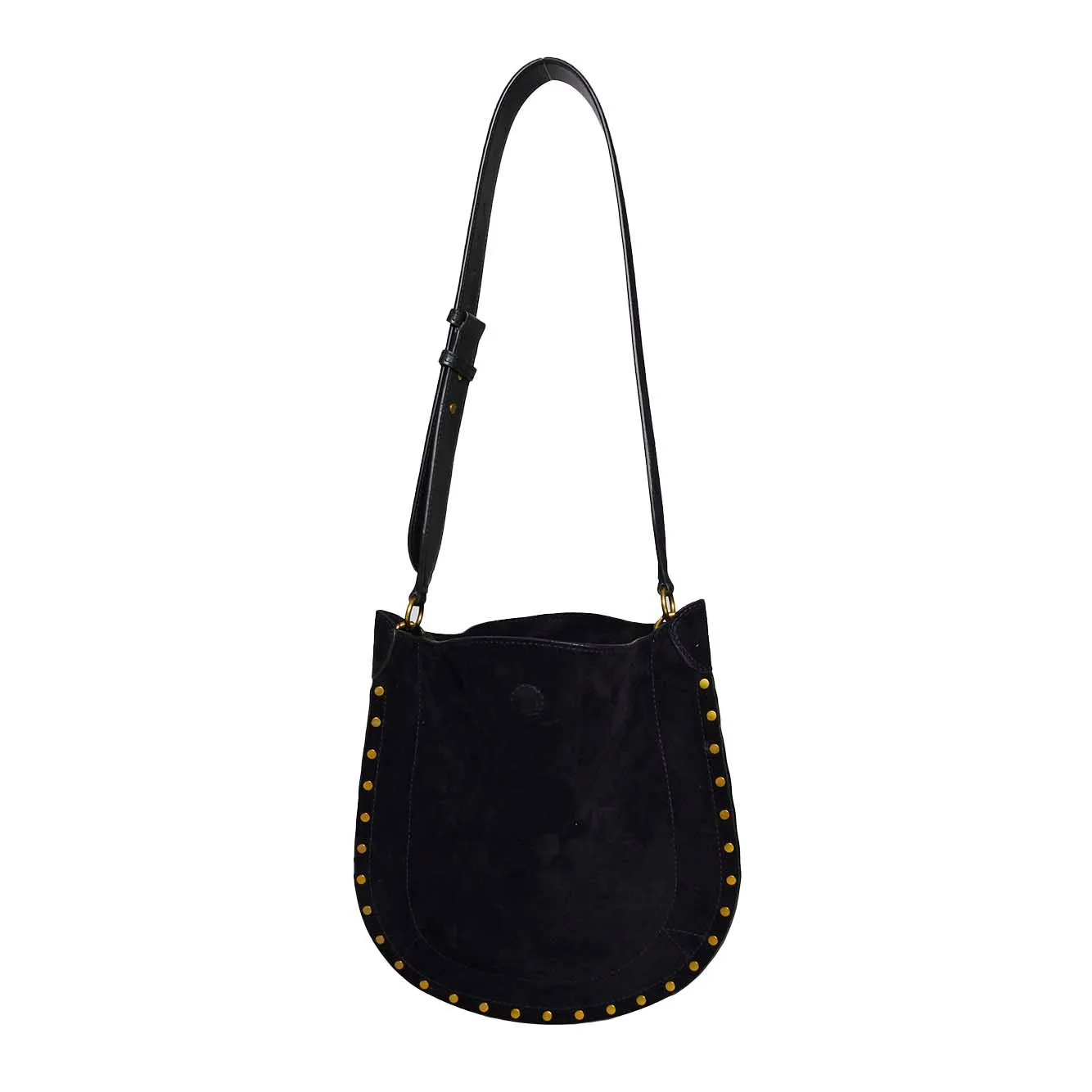 Borsa Oskan Soft in pelle scamosciata nera Isabel Marant