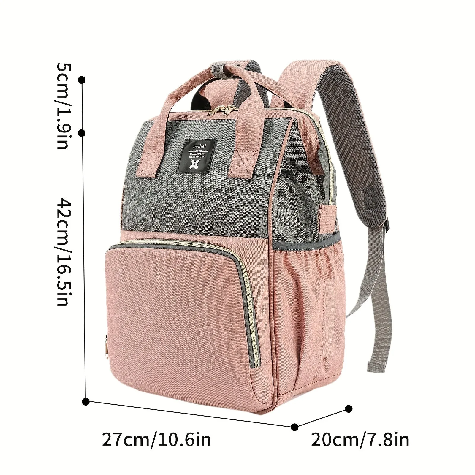 Borsa per pannolini alla moda: zaino da viaggio impermeabile multifunzionale per gli oggetti essenziali della mamma! Regalo di N