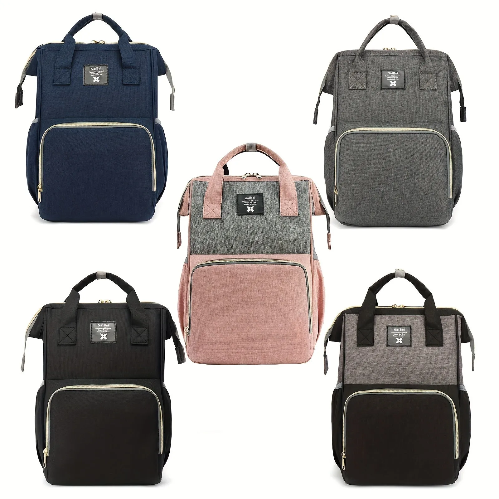 Borsa per pannolini alla moda: zaino da viaggio impermeabile multifunzionale per gli oggetti essenziali della mamma! Regalo di N