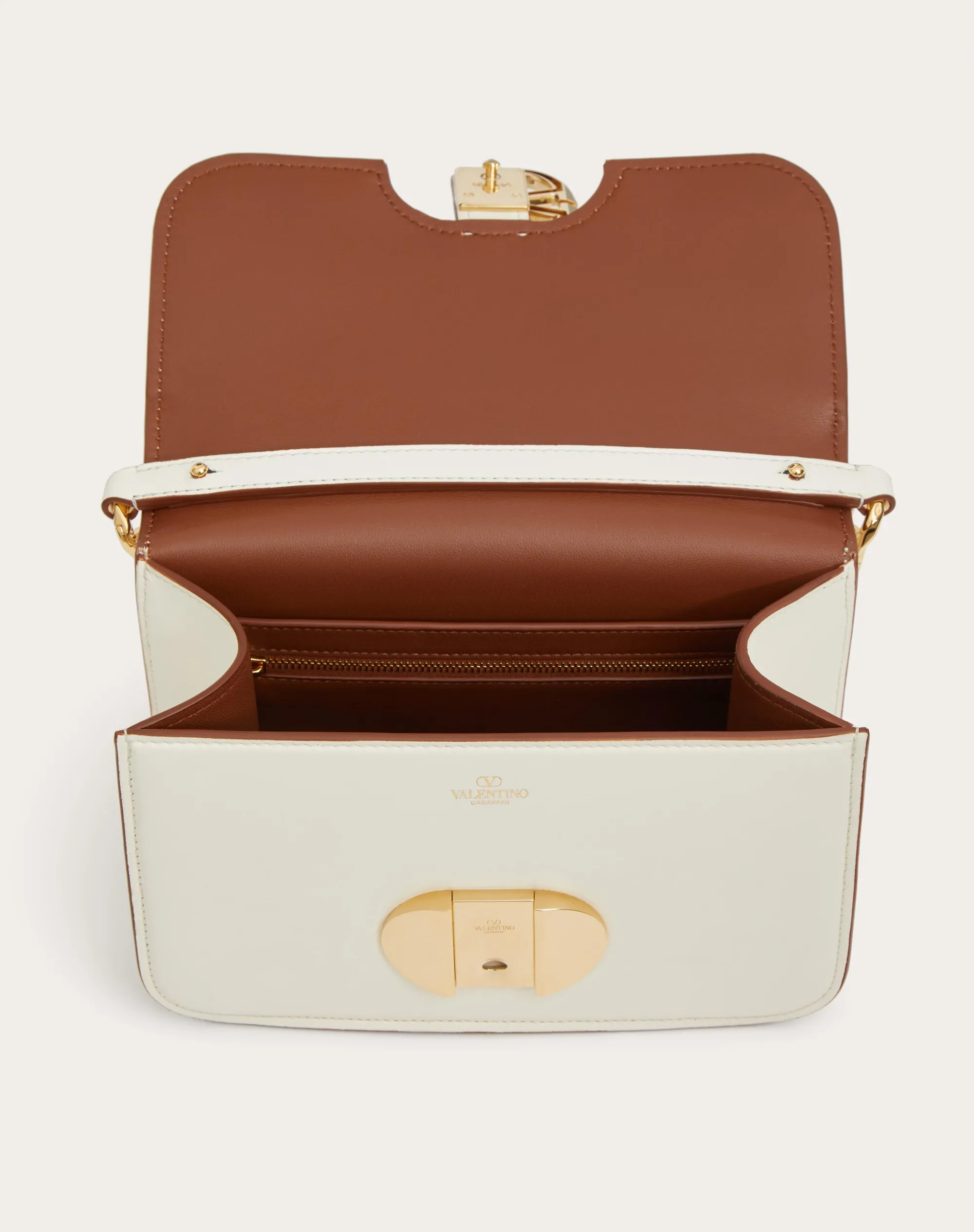 BORSA PICCOLA A SPALLA VLOGO O'CLOCK IN NAPPA CON CATENA