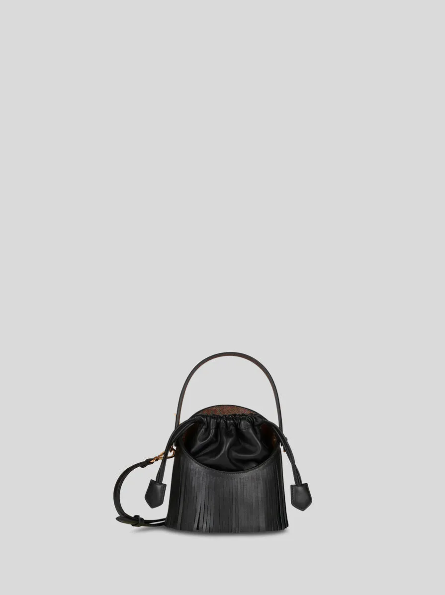 BORSA SATURNO PICCOLA CON FRANGE