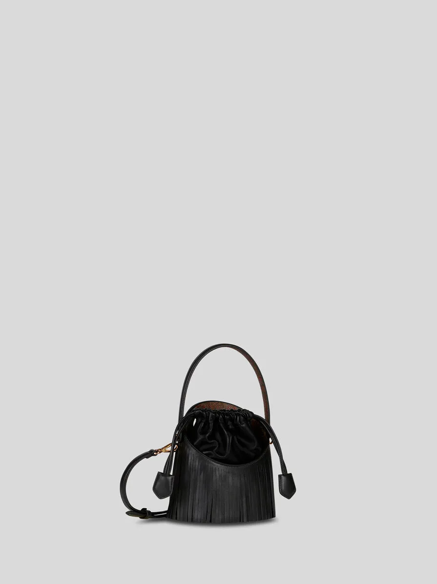 BORSA SATURNO PICCOLA CON FRANGE