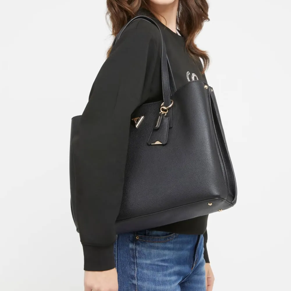 BORSA SHOPPER MERIDIAN GREY STONE GUESS