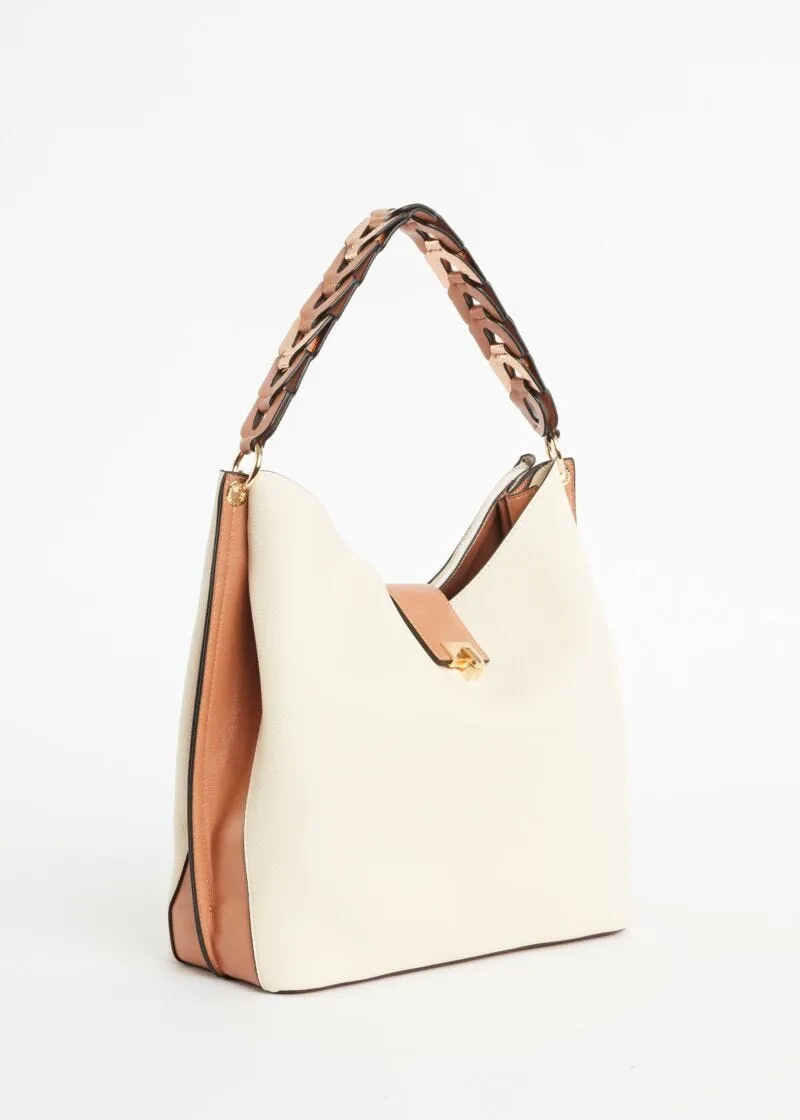 Borsa shoulder in pelle sintetica