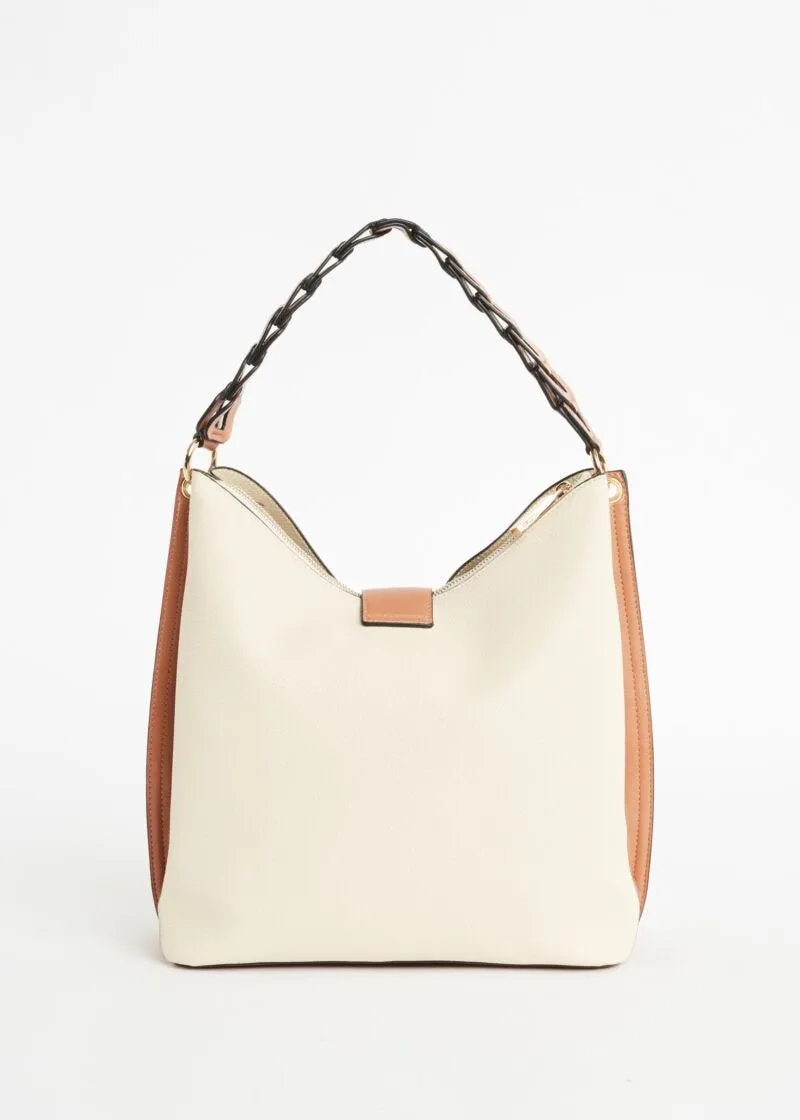 Borsa shoulder in pelle sintetica