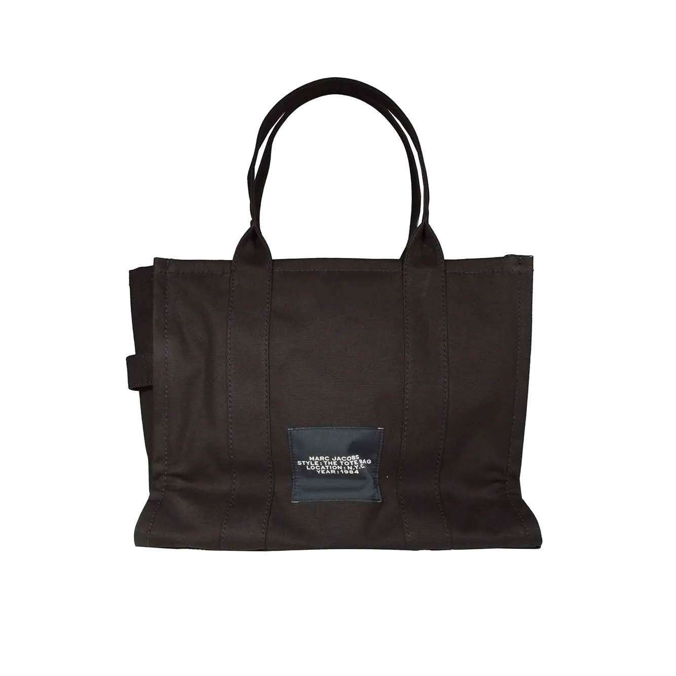 Borsa Tote Large in canvas nero Marc Jacobs