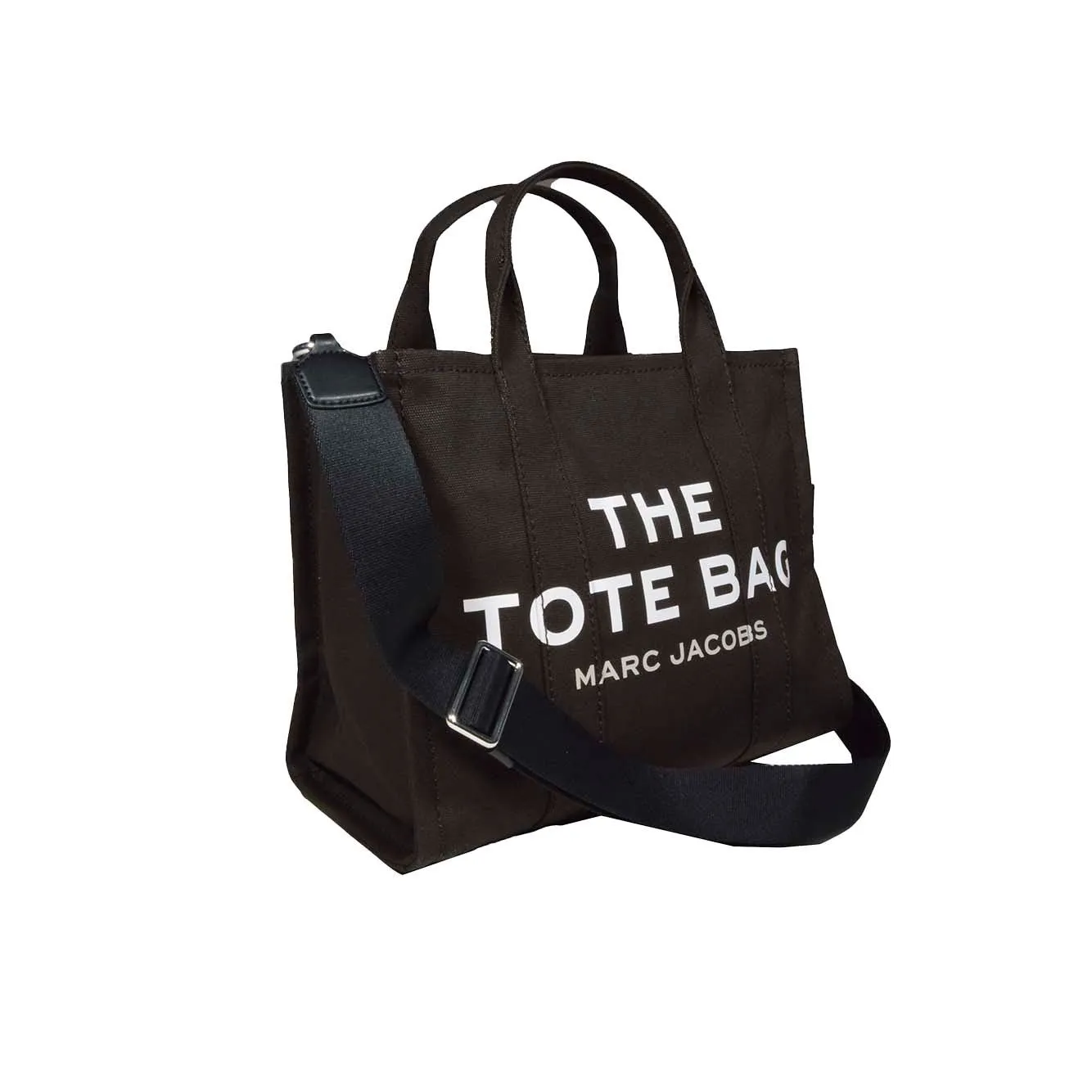 Borsa Tote Medium in canvas nero Marc Jacobs