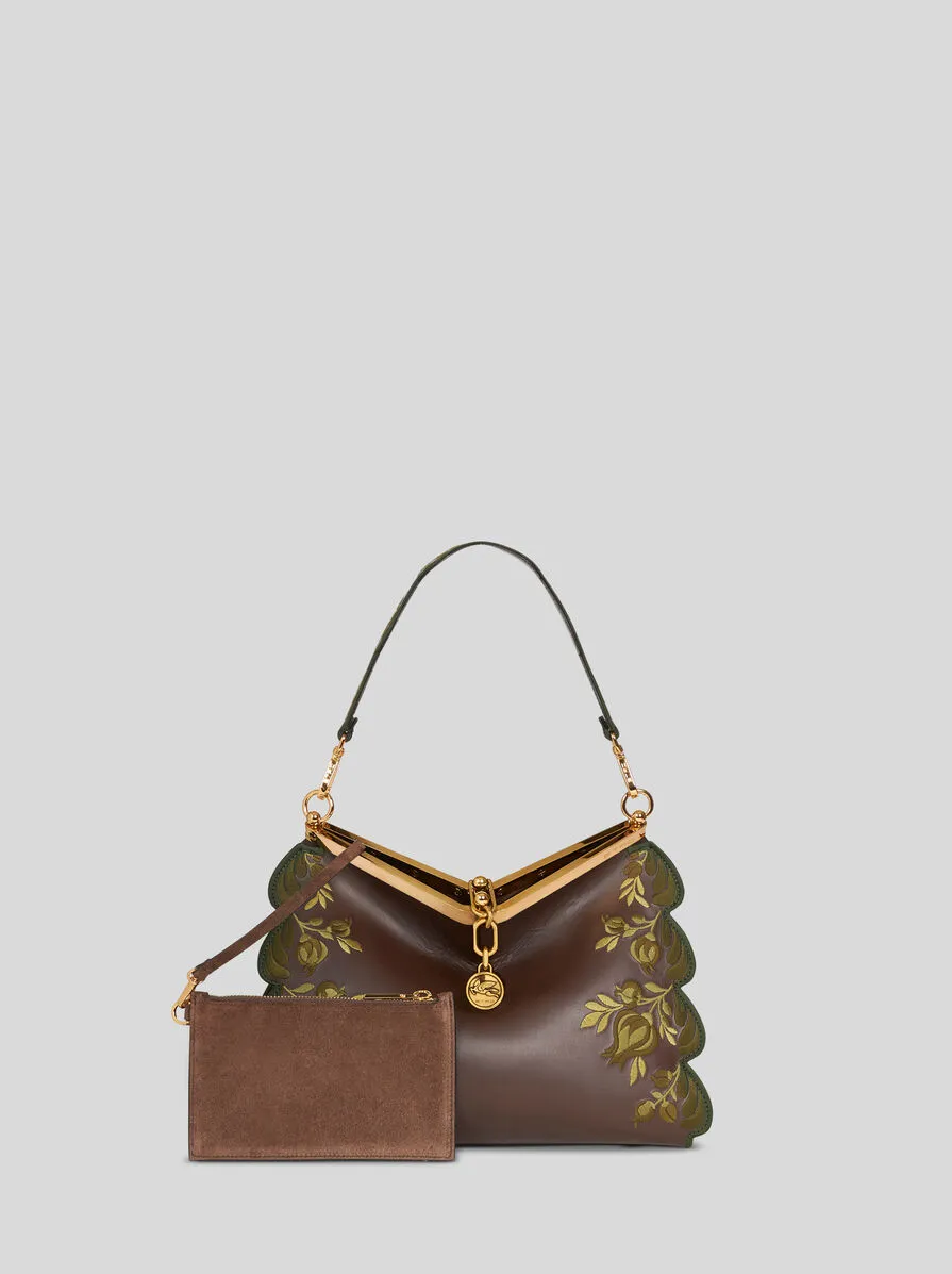 BORSA VELA MEDIA CON RICAMO