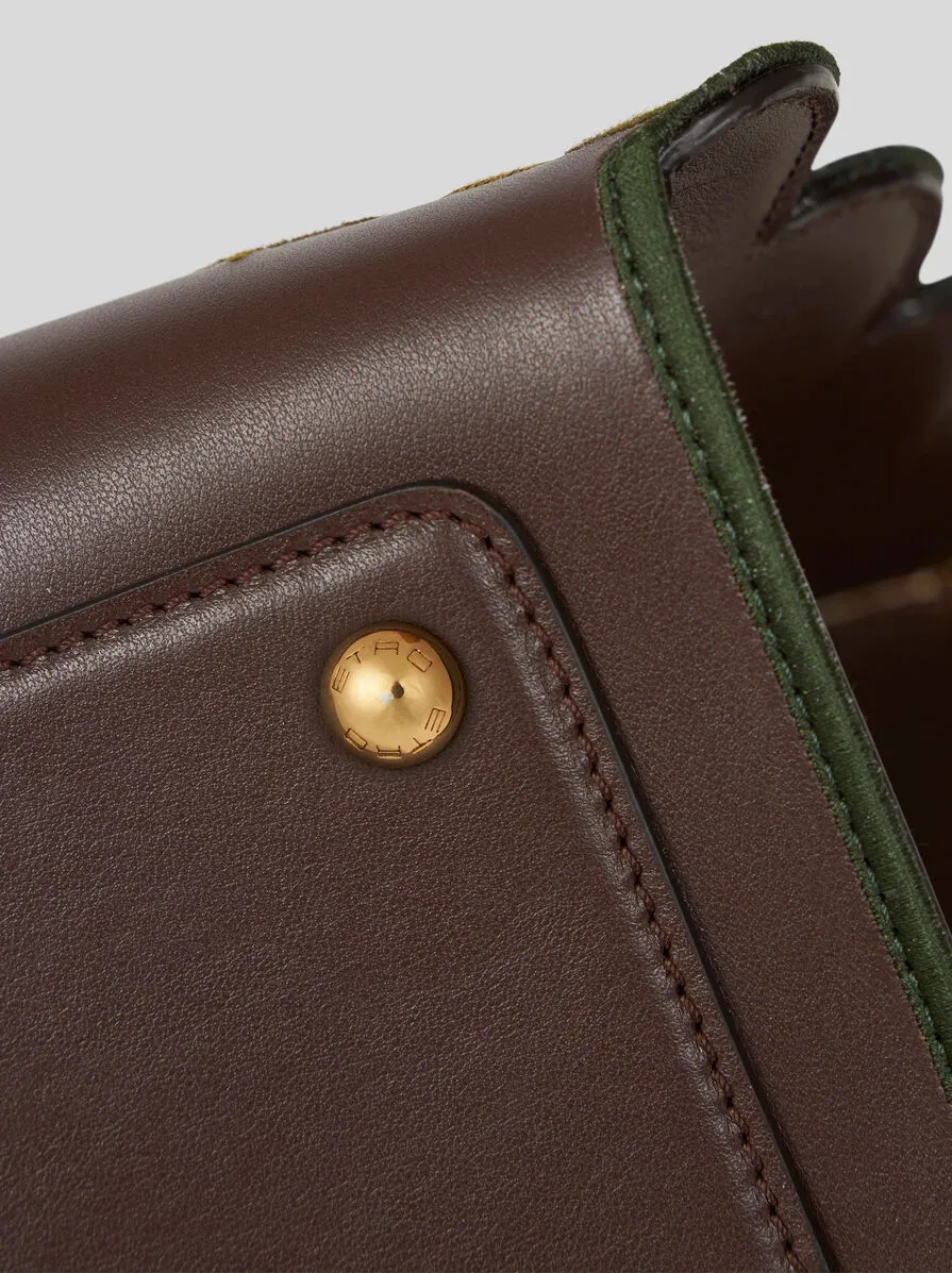 BORSA VELA MEDIA CON RICAMO