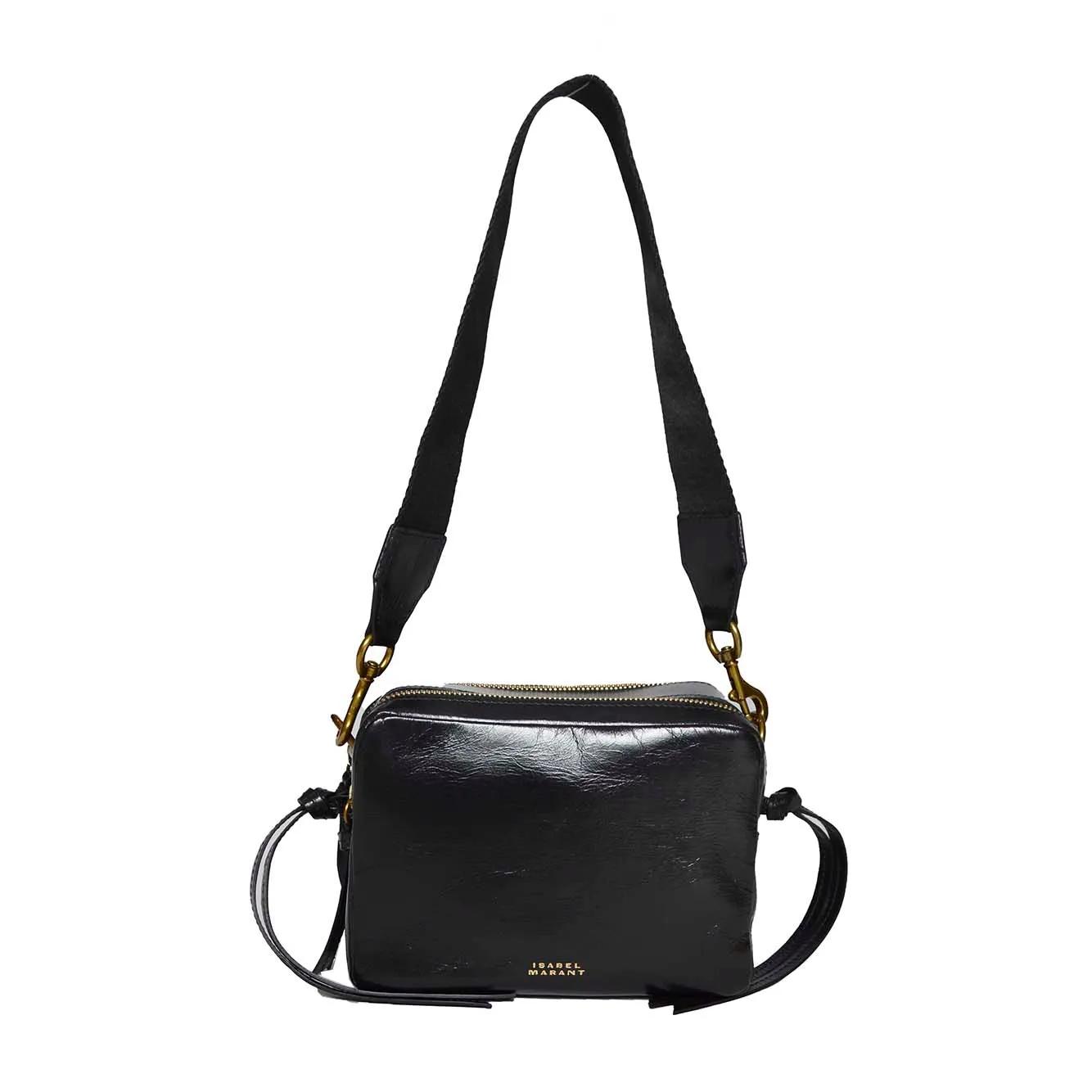 Borsa Wardy Camera in pelle nera Isabel Marant
