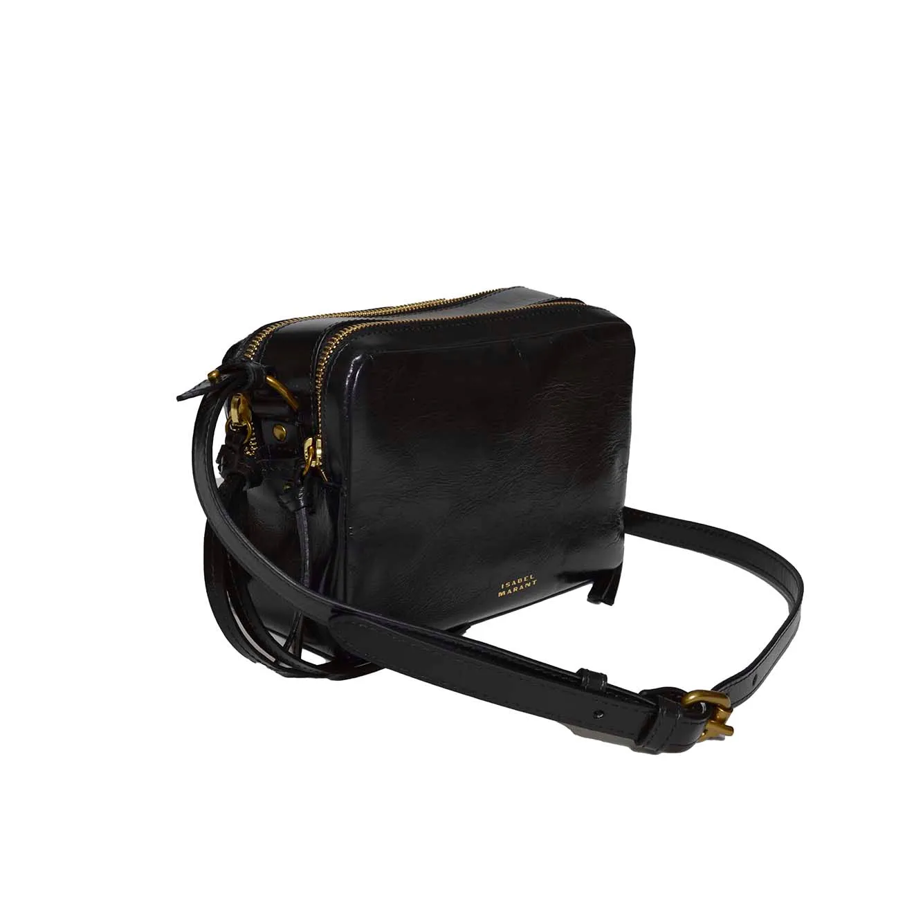 Borsa Wardy Camera in pelle nera Isabel Marant