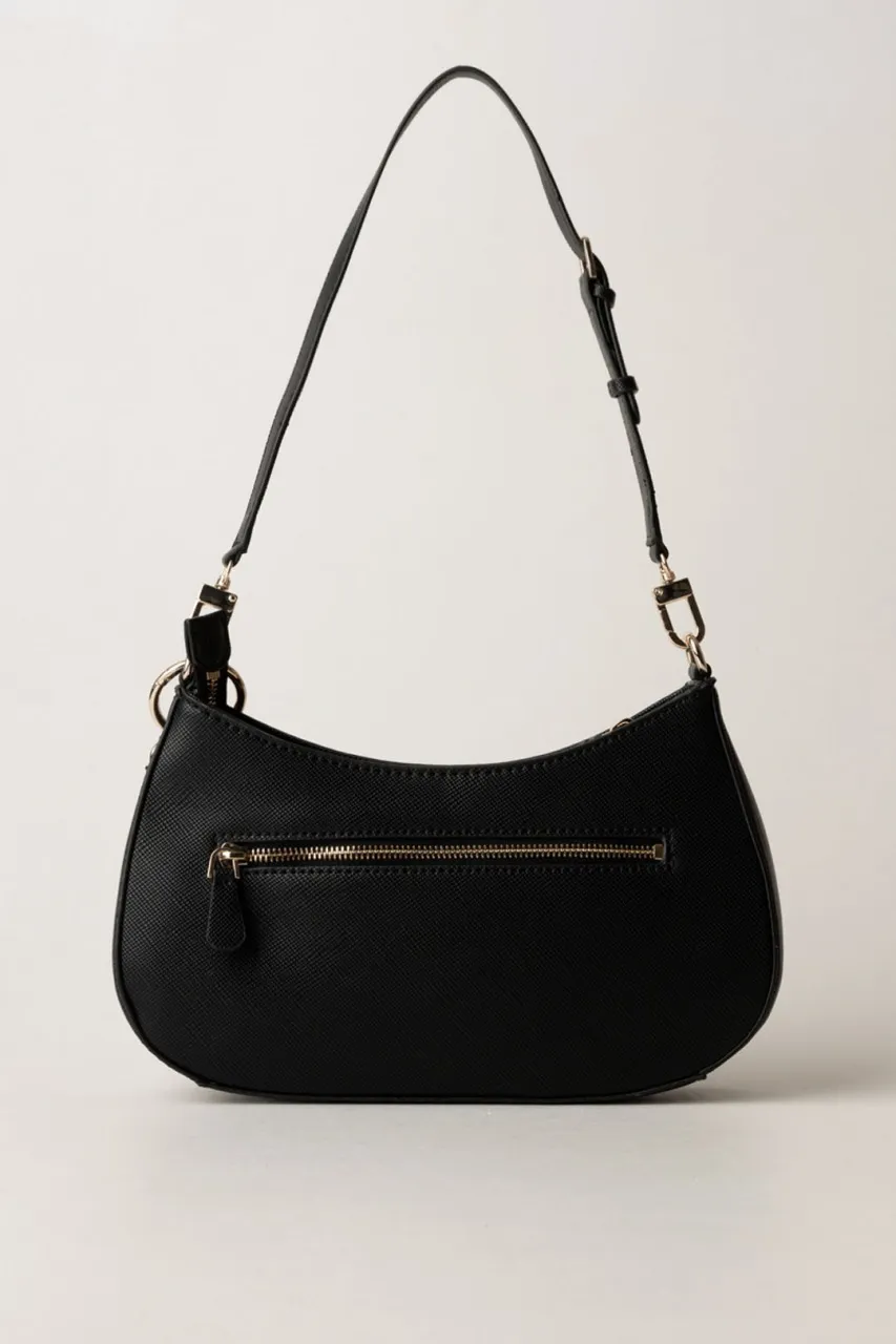 Borsetta a spalla Noelle con logo Black