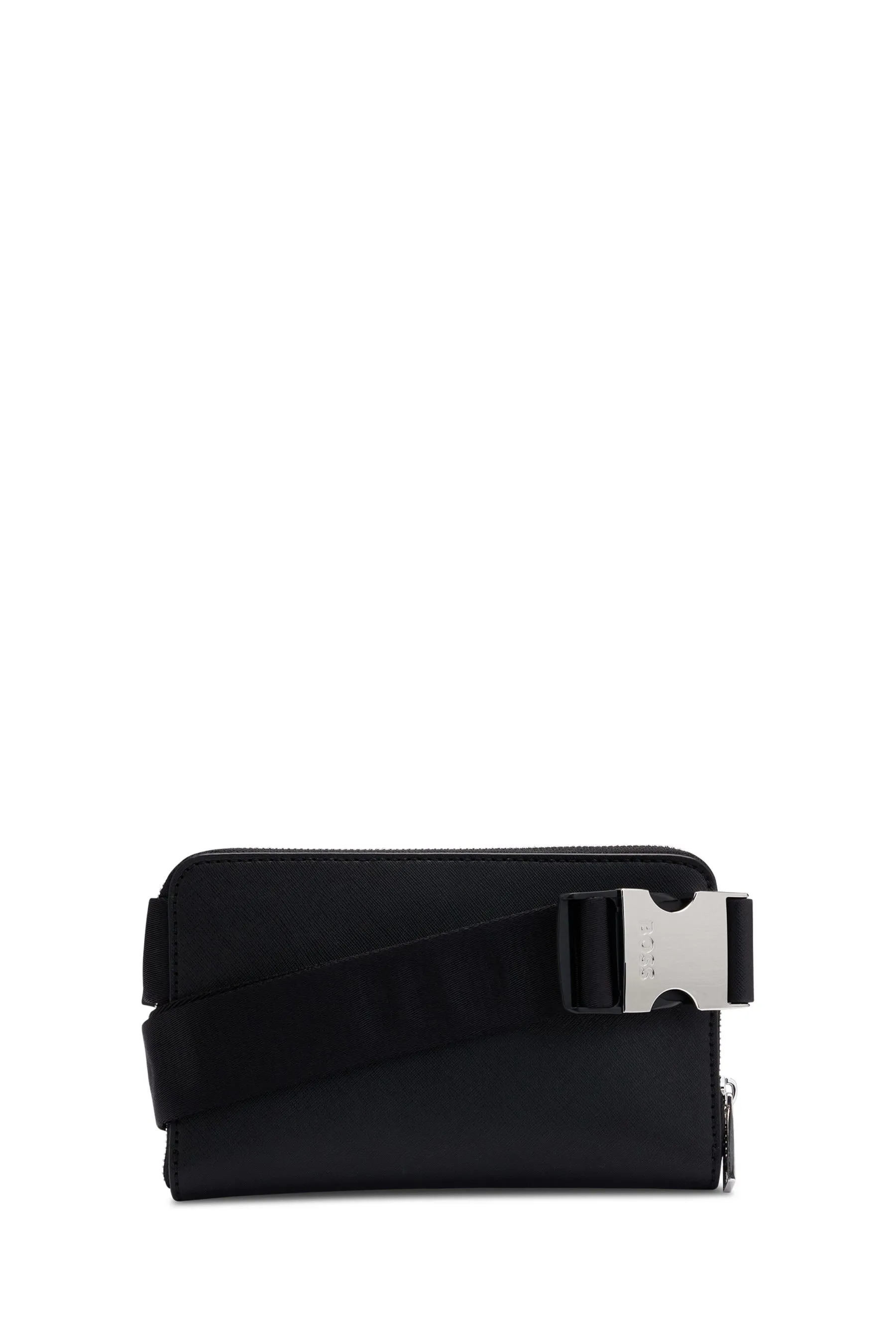 BOSS - Borsa a tracolla con logo e cinturino Firmato