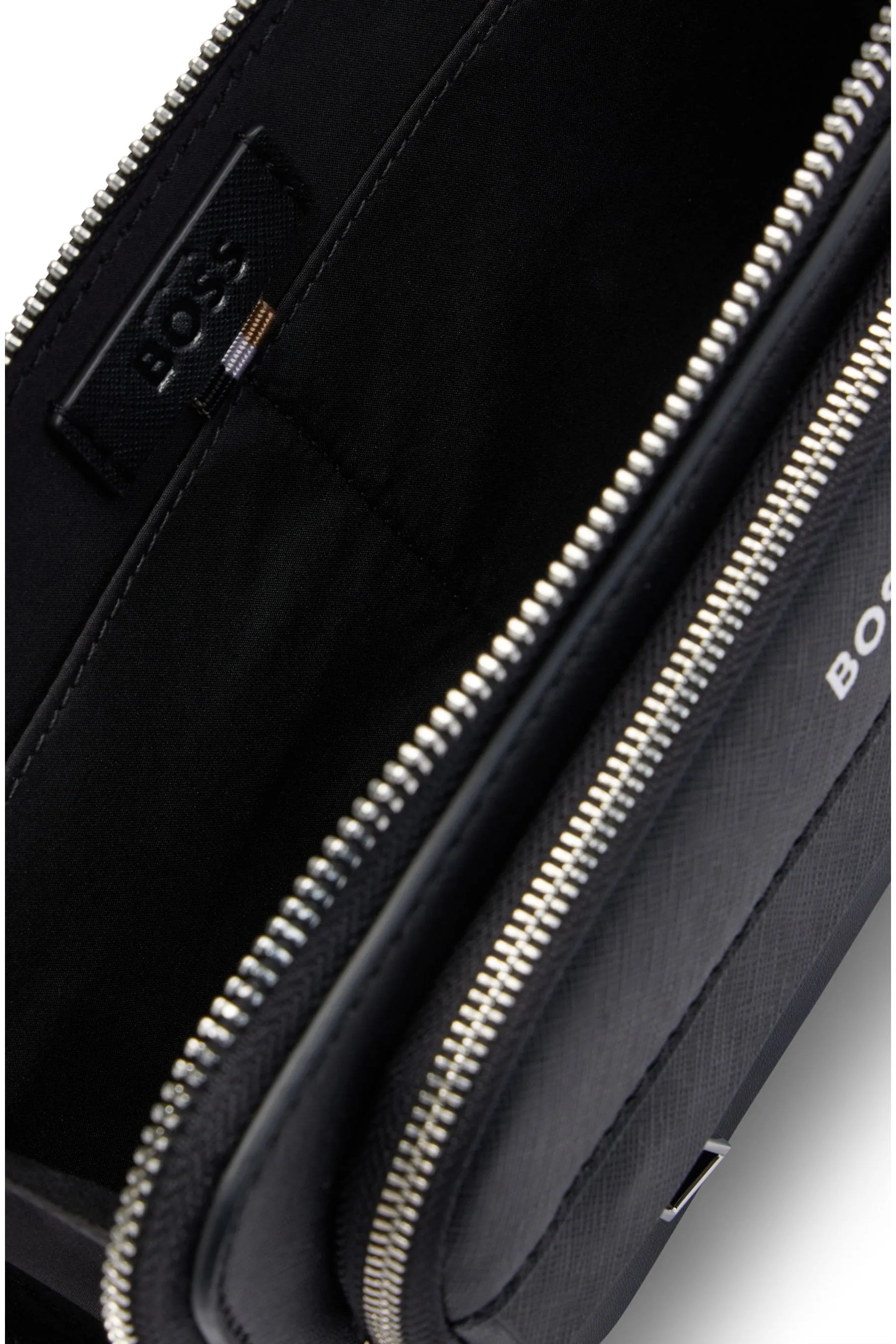 BOSS - Borsa a tracolla con logo e cinturino Firmato