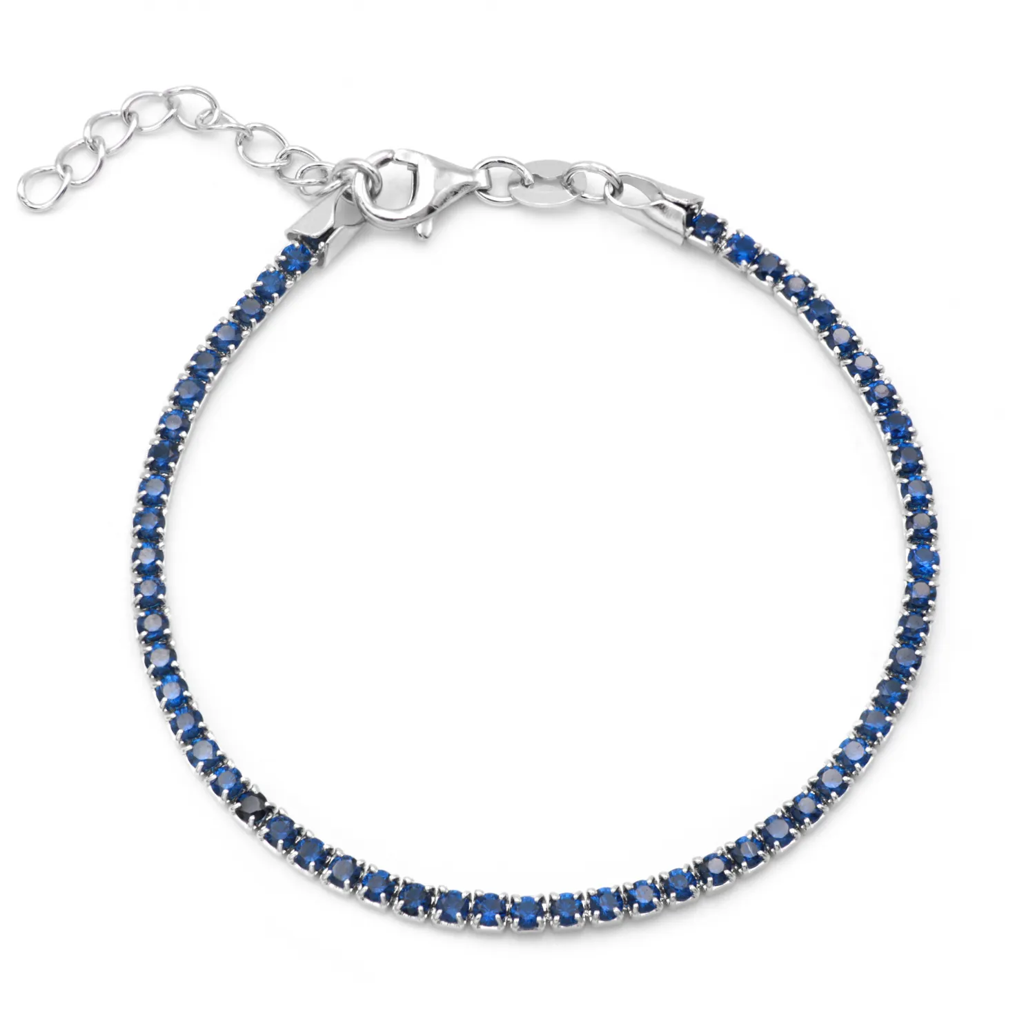 BRACCIALE TENNIS IN ARGENTO 925