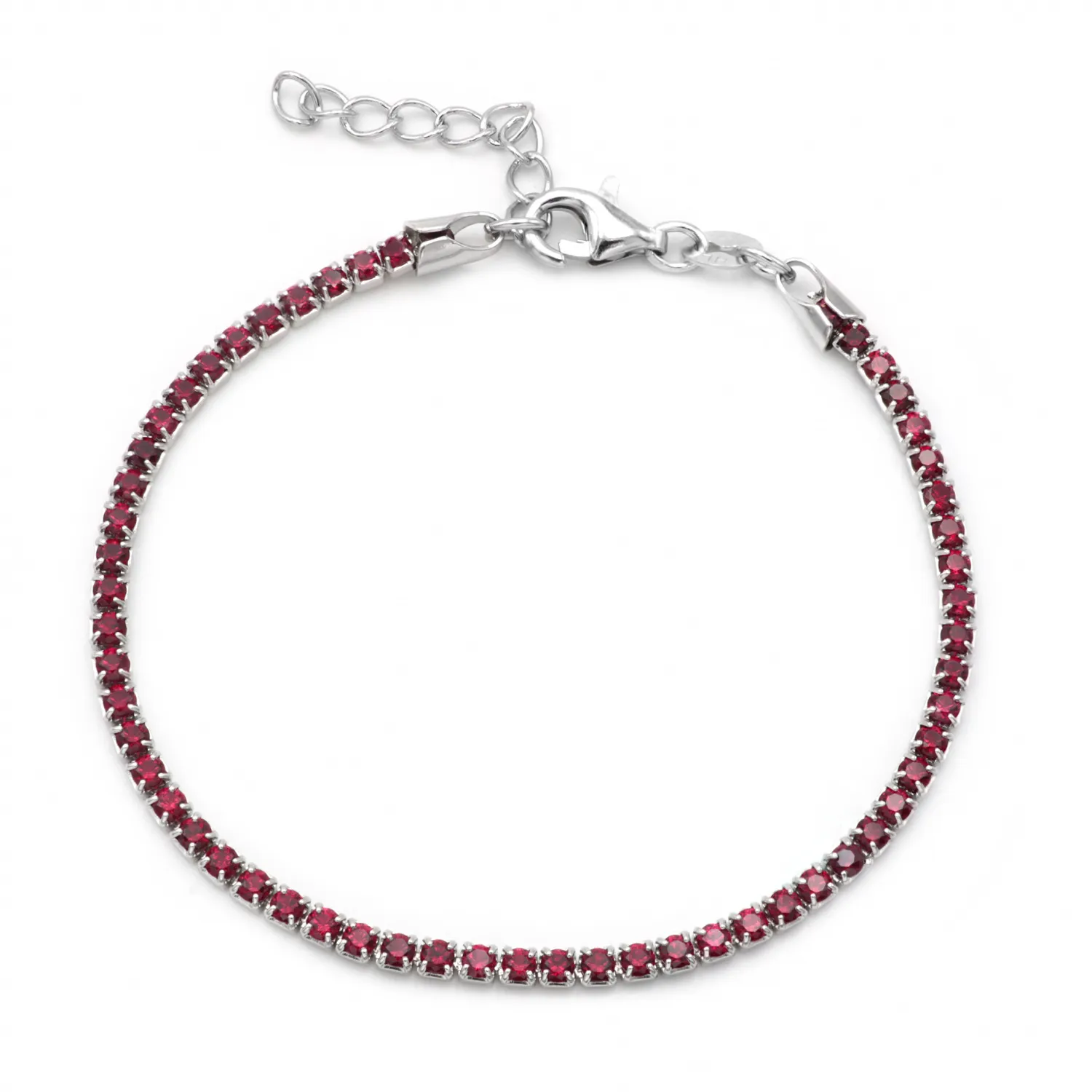 BRACCIALE TENNIS IN ARGENTO 925