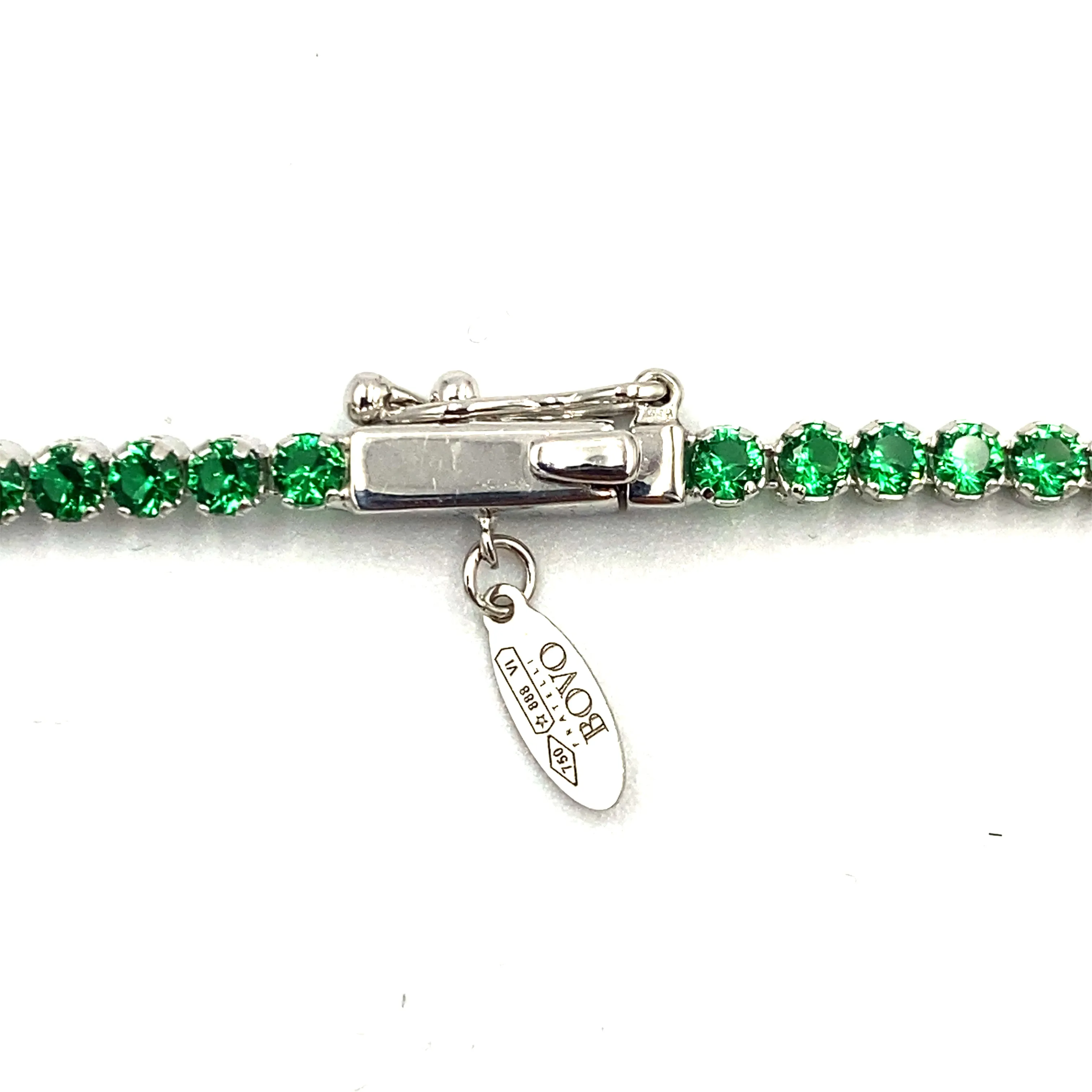 Bracciale Tennis Oro Bianco con Zirconi