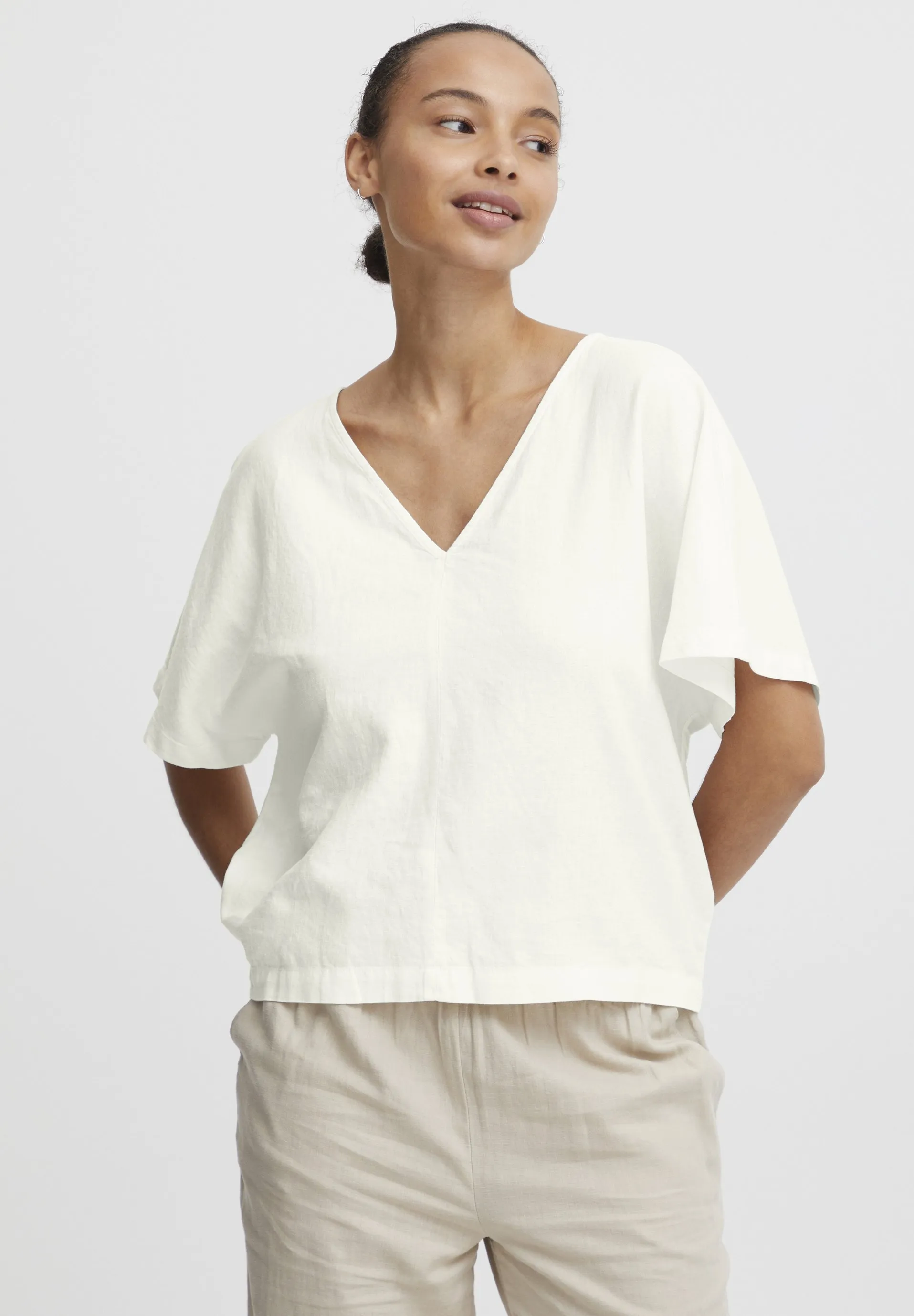 BYFALAKKA VNECK BLOUSE - Camicetta