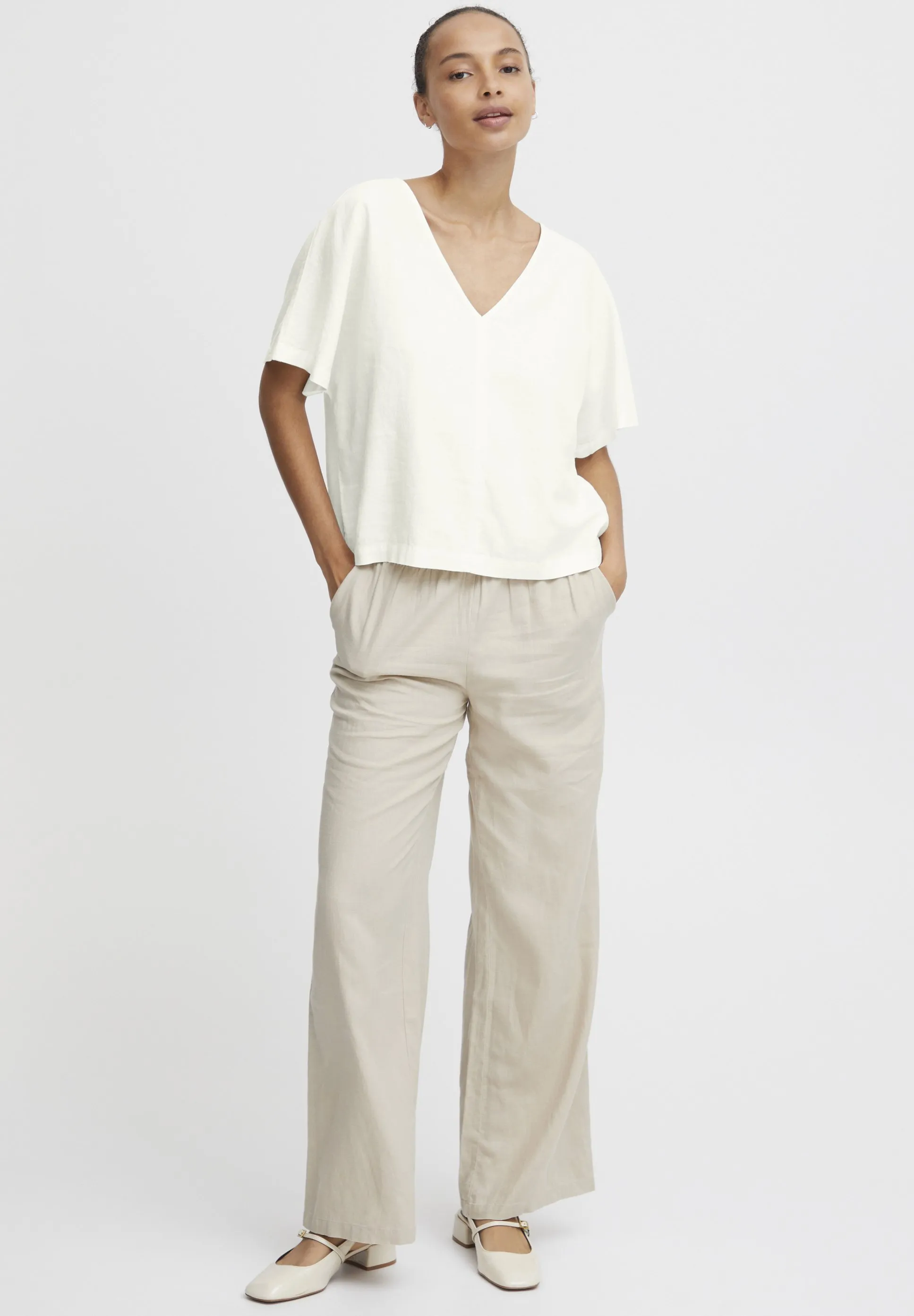 BYFALAKKA VNECK BLOUSE - Camicetta