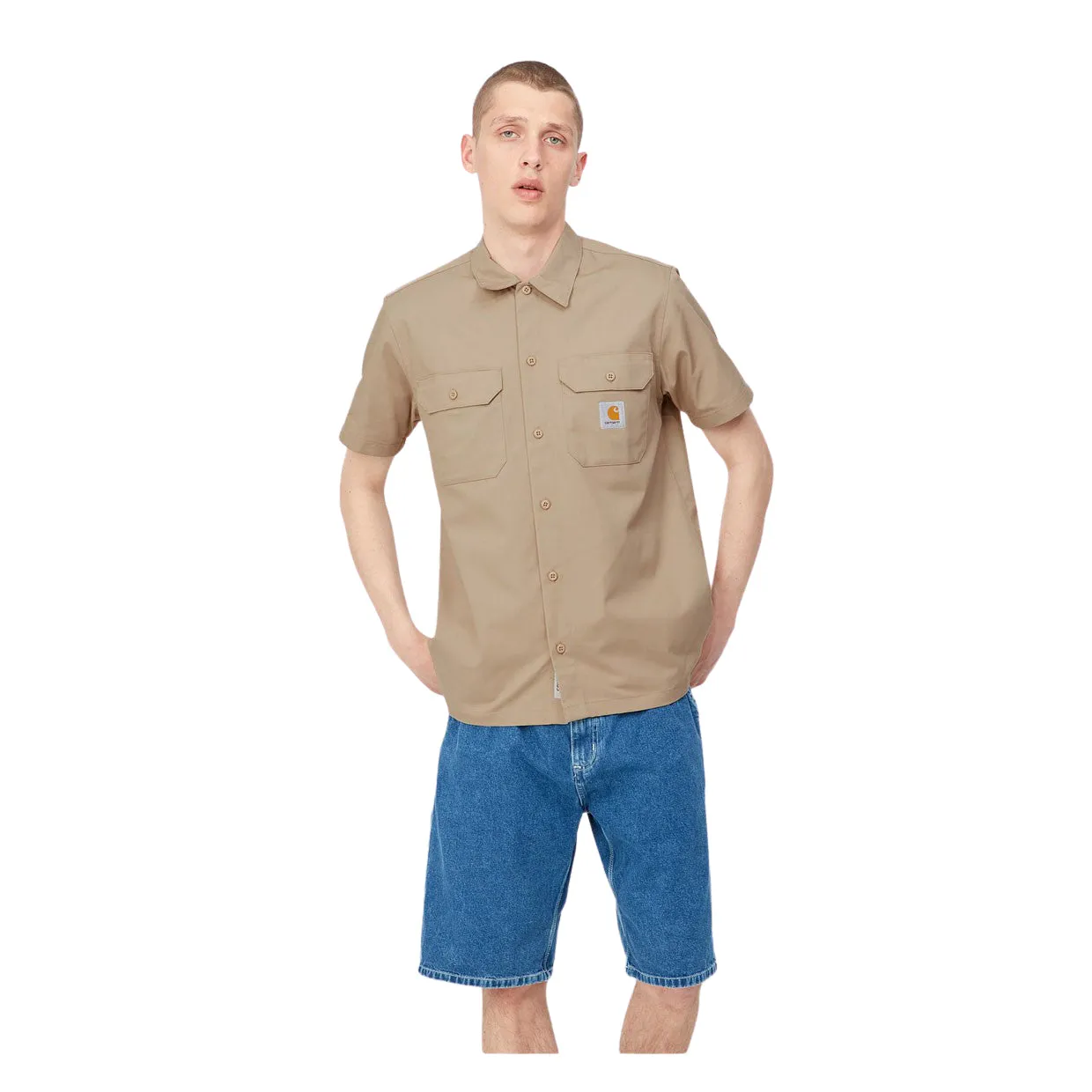 Camicia Carhartt WIP S/S Master Beige