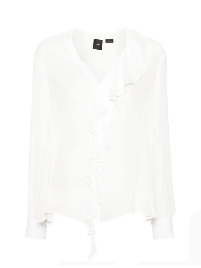 Camicia con volant