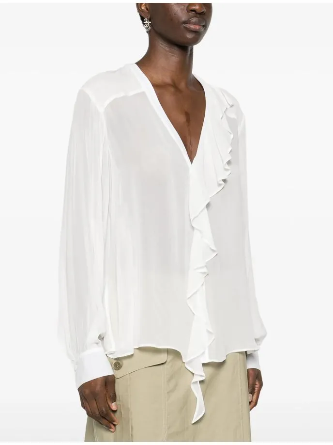 Camicia con volant