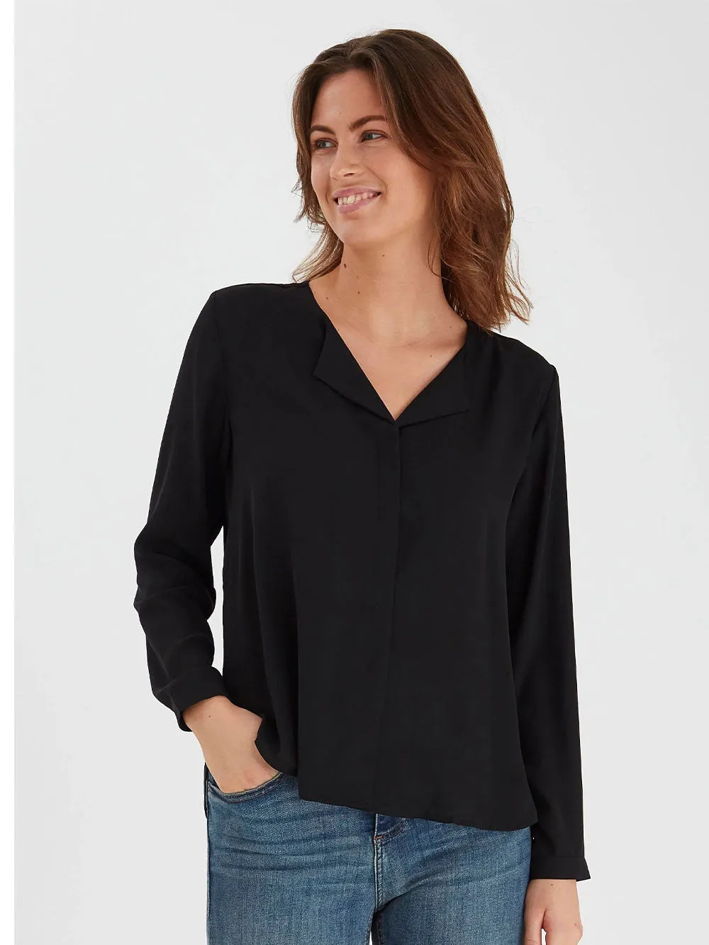 Camicia da donna nera