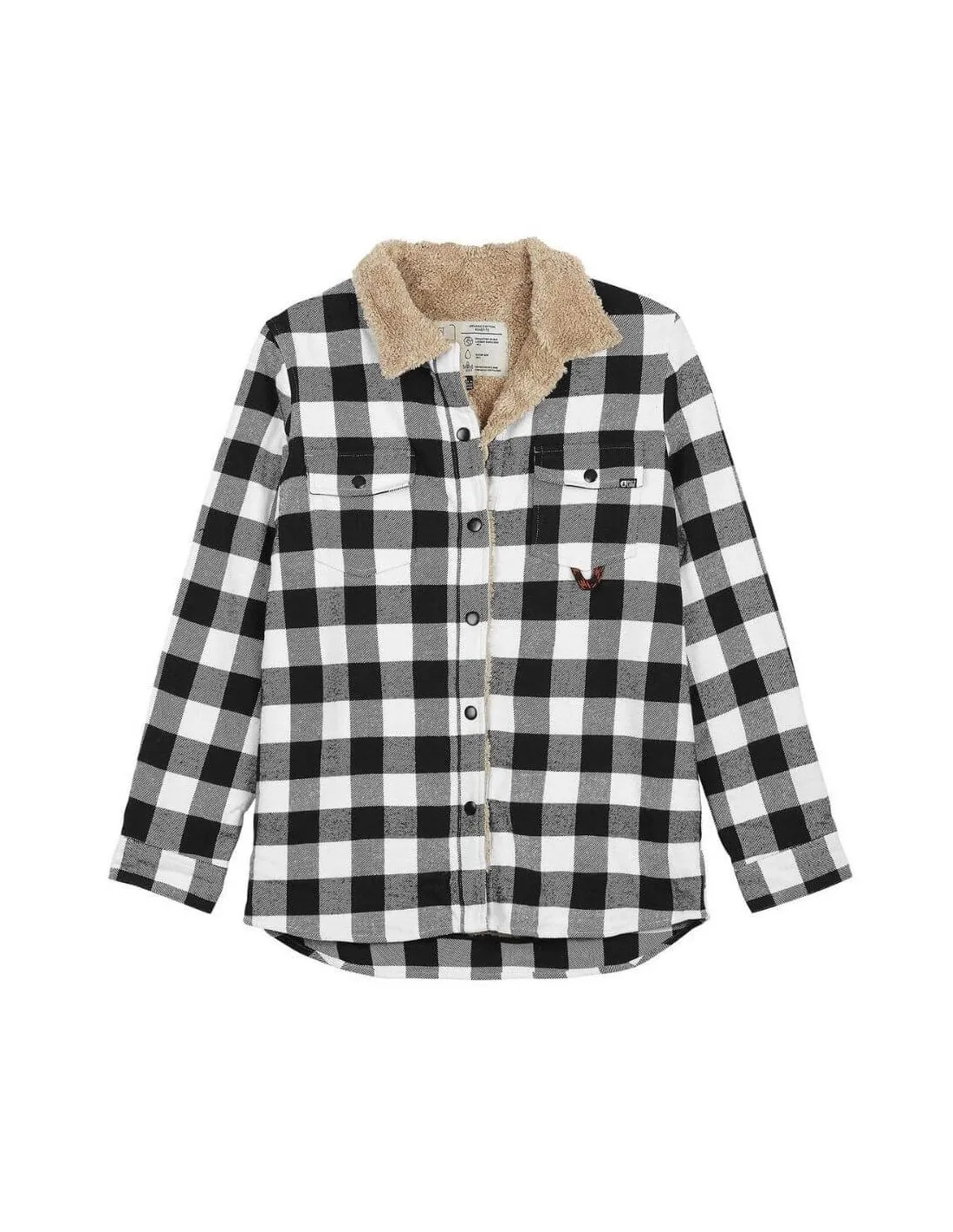 Camicia Picture Organic Ambre Camicia Ecru / Nera