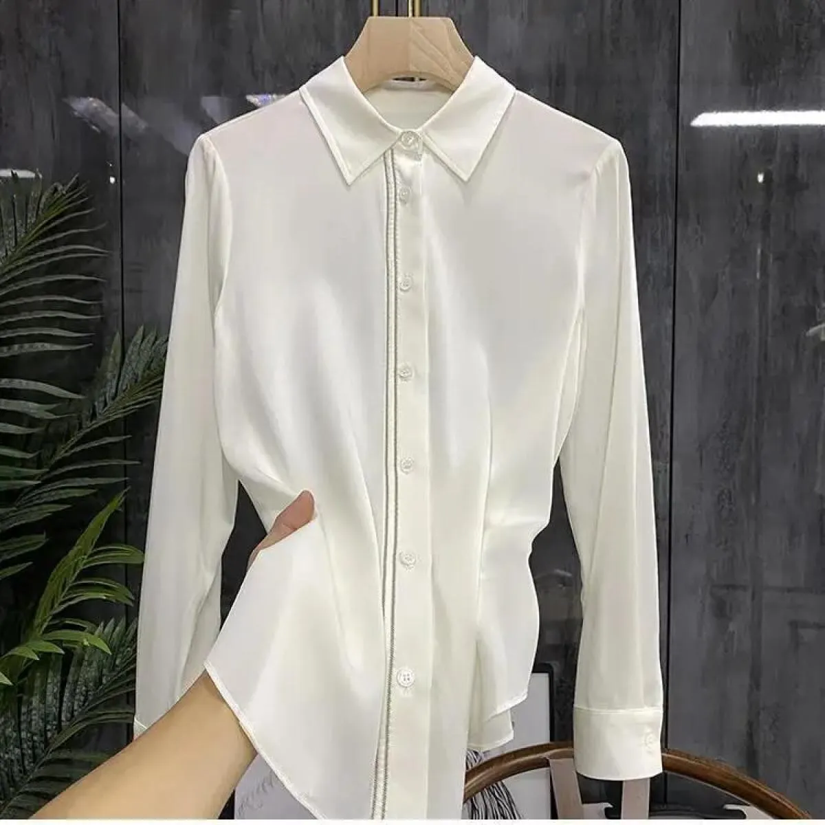 Camicie Camicie a maniche lunghe Moda Donna Camisas De Mujer