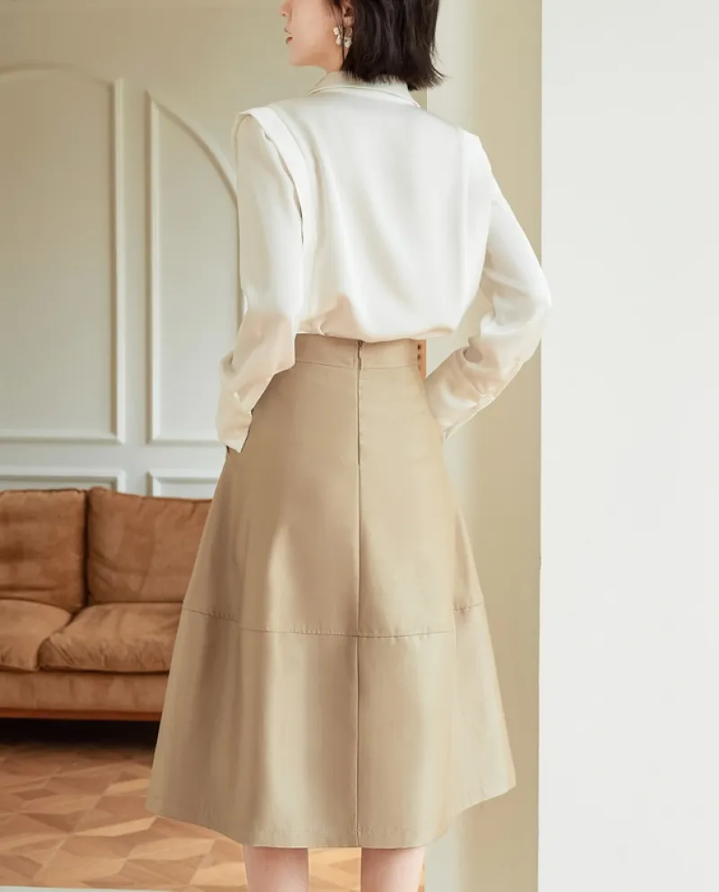 Camicie da donna professionali Autunno Nuovo temperamento Camicie versatili semplici