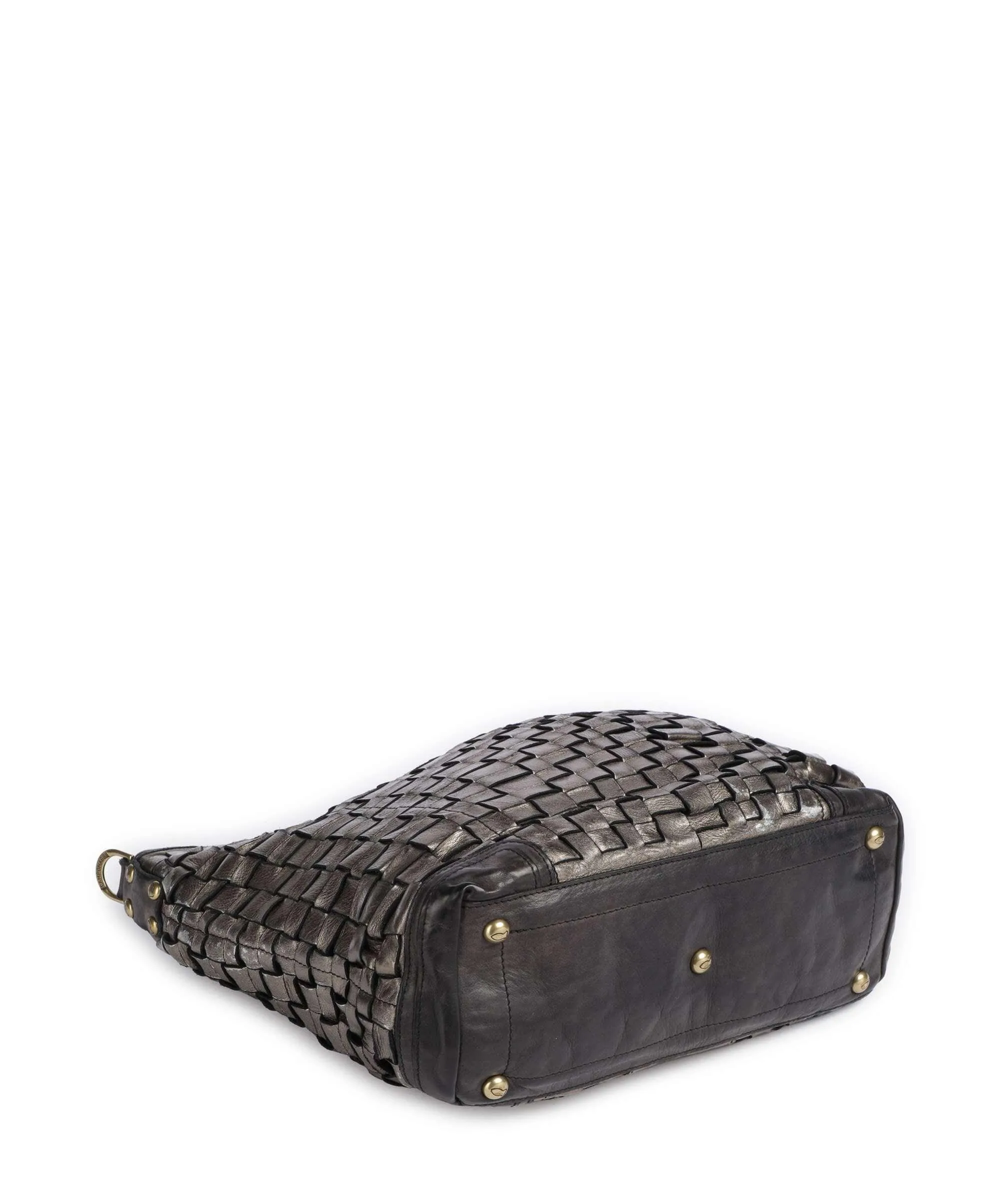  Campomaggi Borsa shopper pelle bovina grigio scuro  